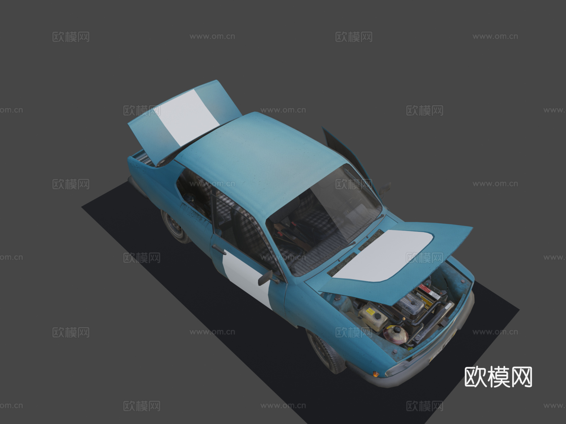 DL陷阱车3d模型下载（渲染图8）