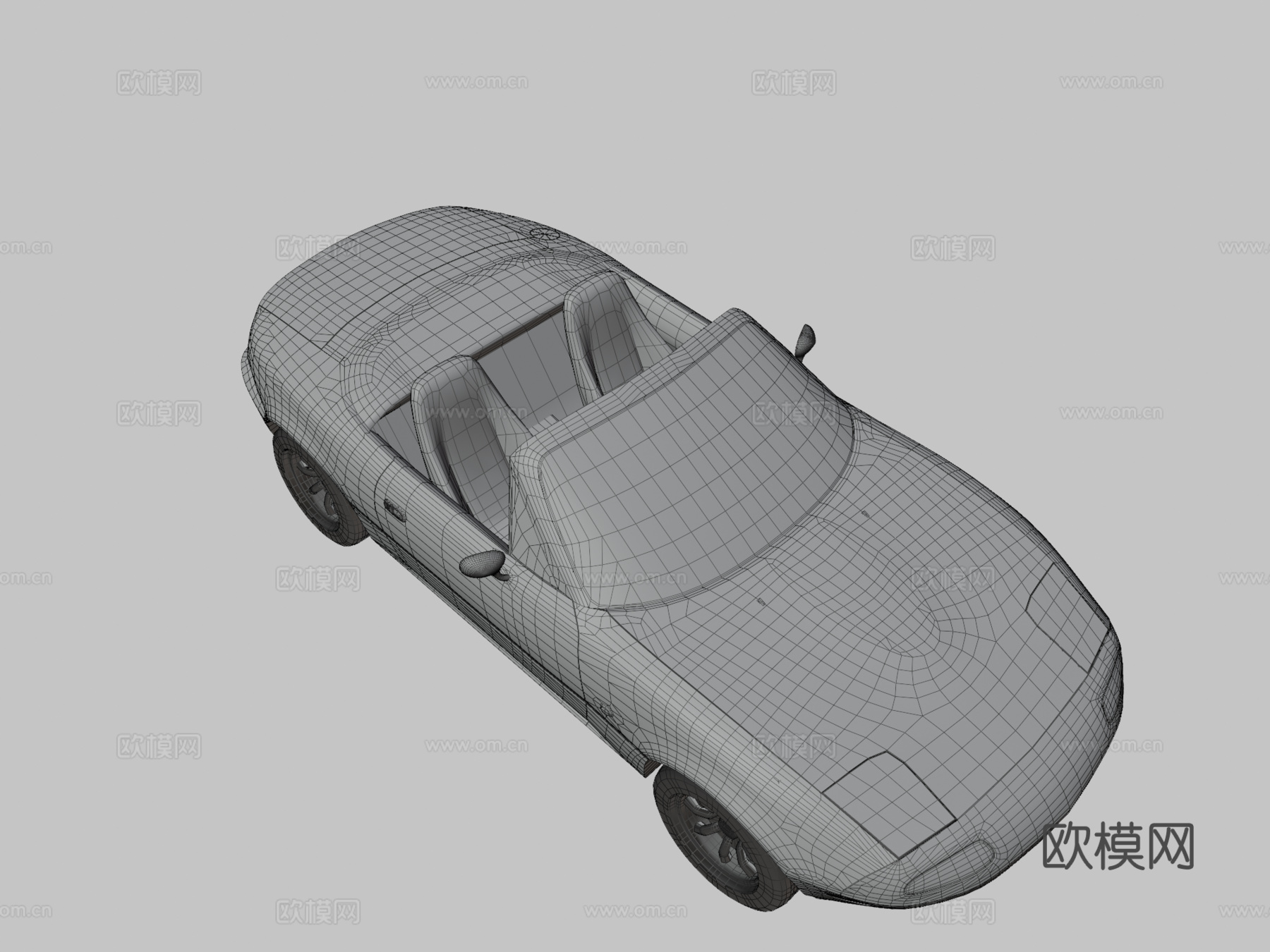 马自达Miata MX5 NA3d模型下载（渲染图3）