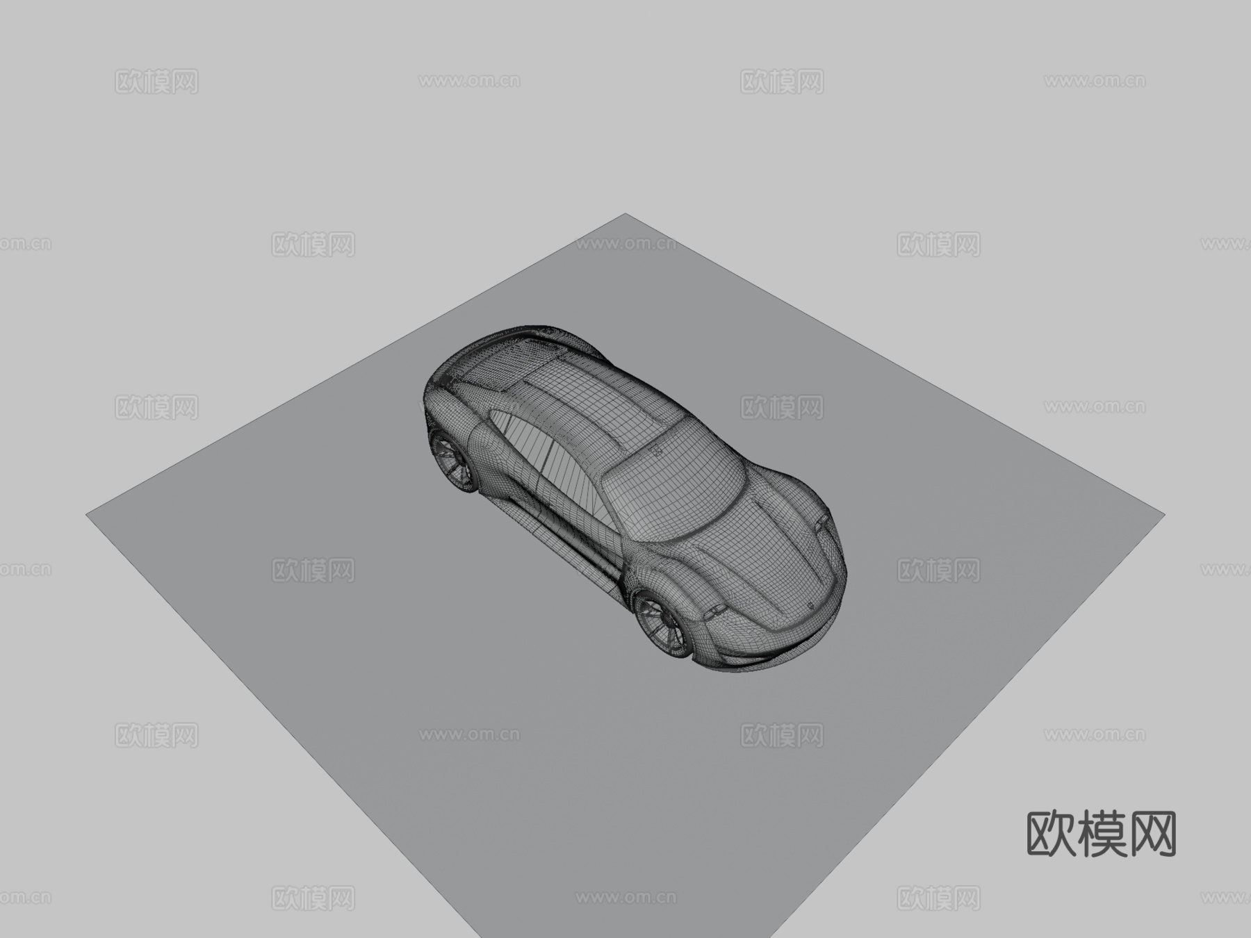 保时捷使命E3d模型下载（渲染图3）