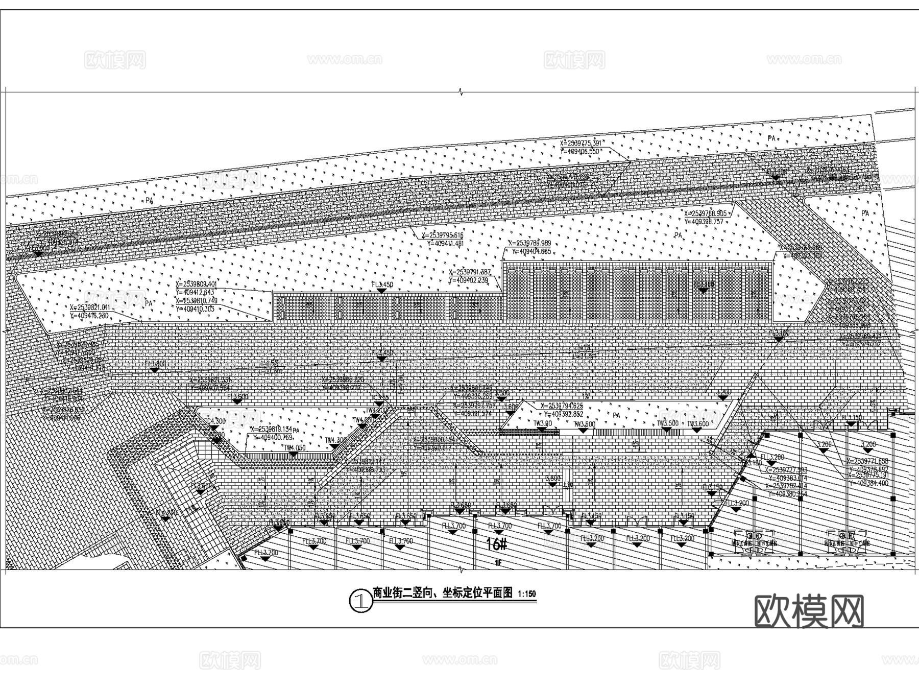 商业街景观平面及详图CAD施工图集cad施工图