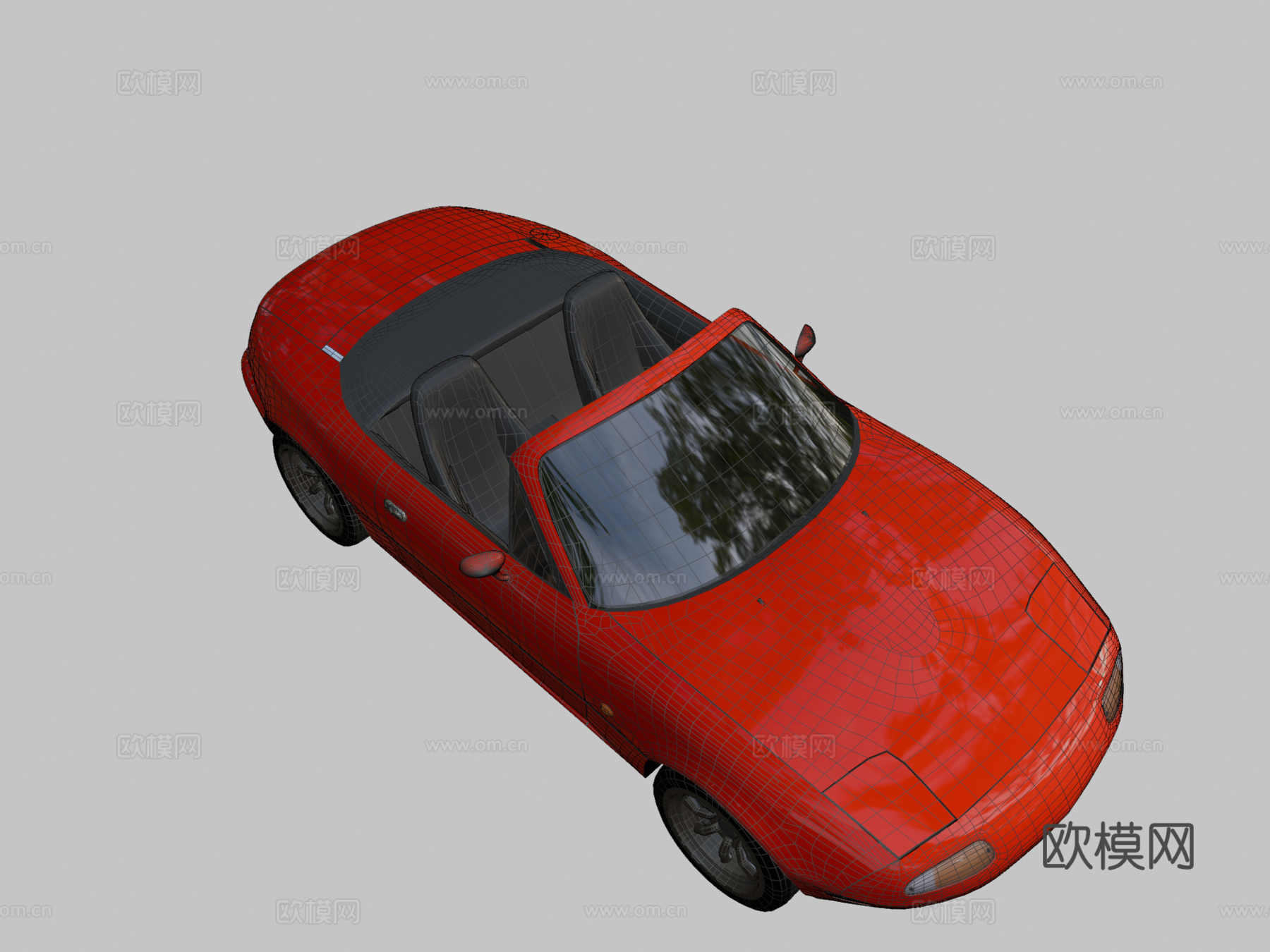 马自达Miata MX5 NA3d模型下载（渲染图2）