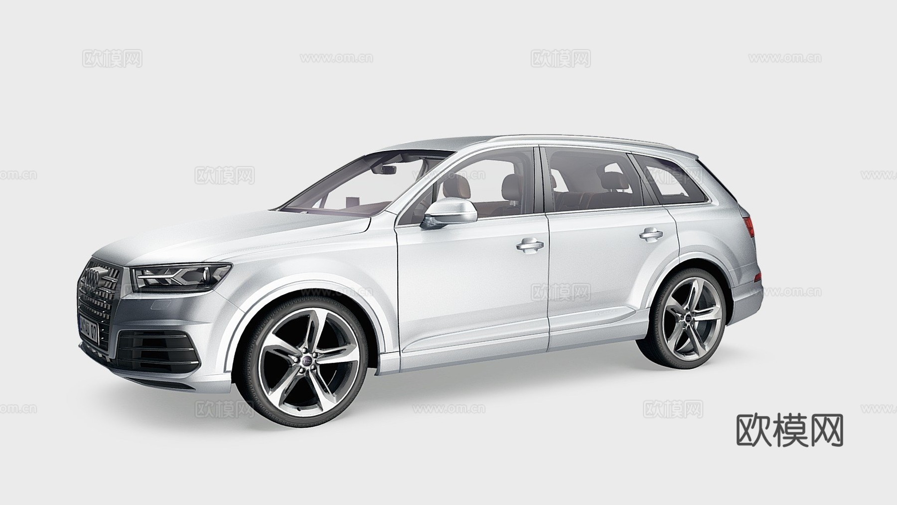 奥迪Q7演示3d模型下载（渲染图1）
