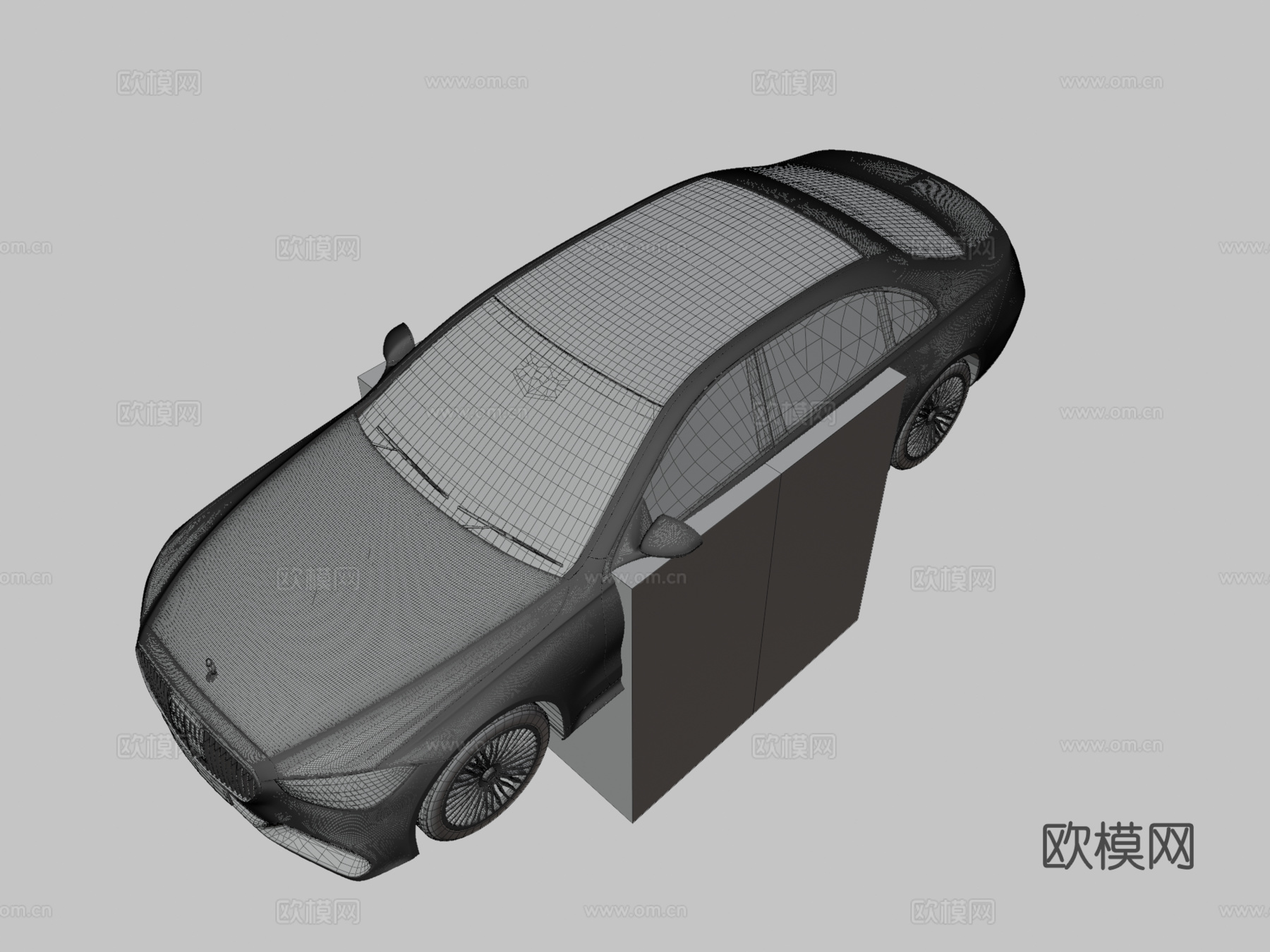 梅赛德斯奔驰迈巴赫20223d模型下载（渲染图3）