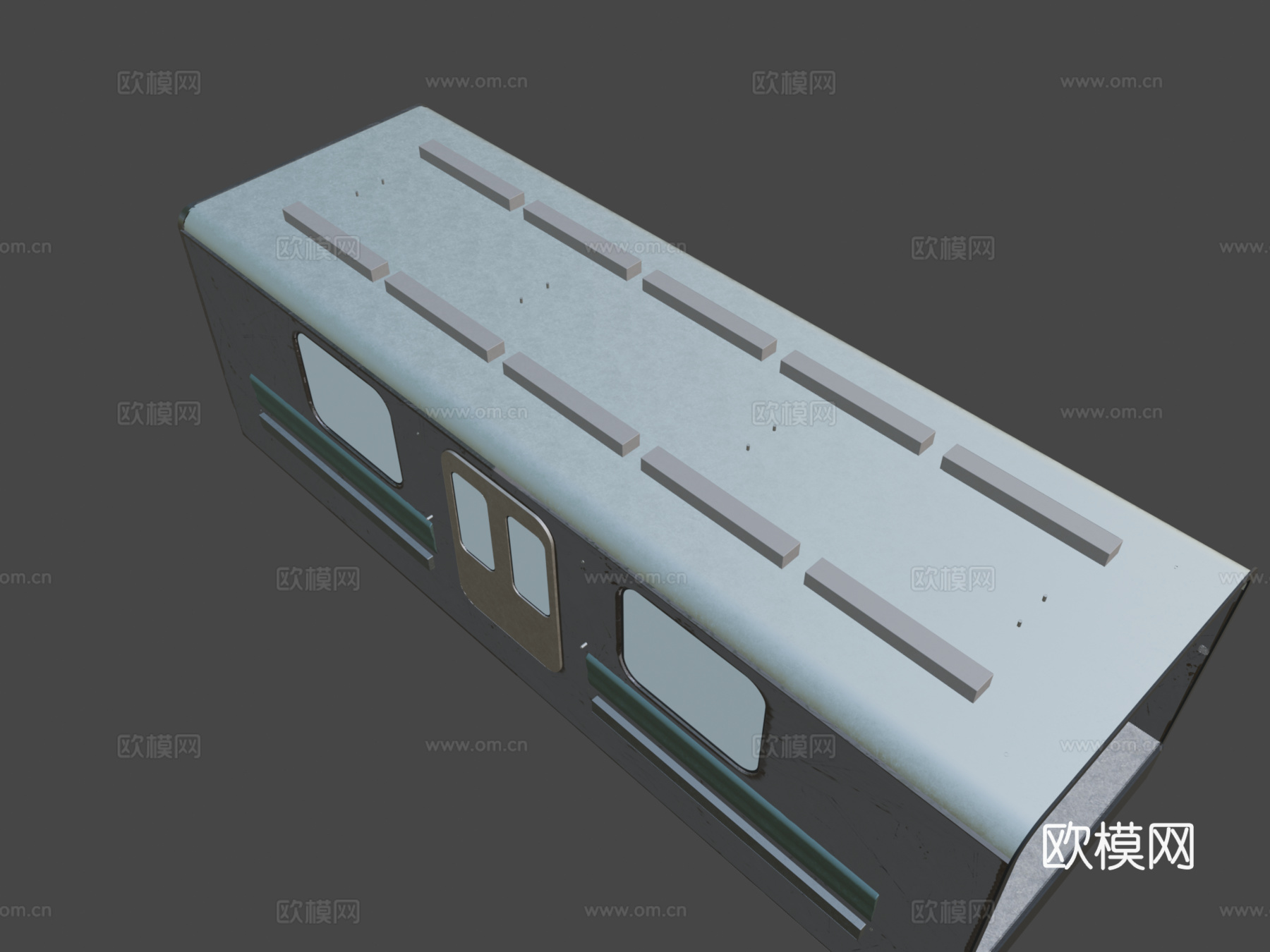 地铁列车内部3d模型下载（渲染图8）
