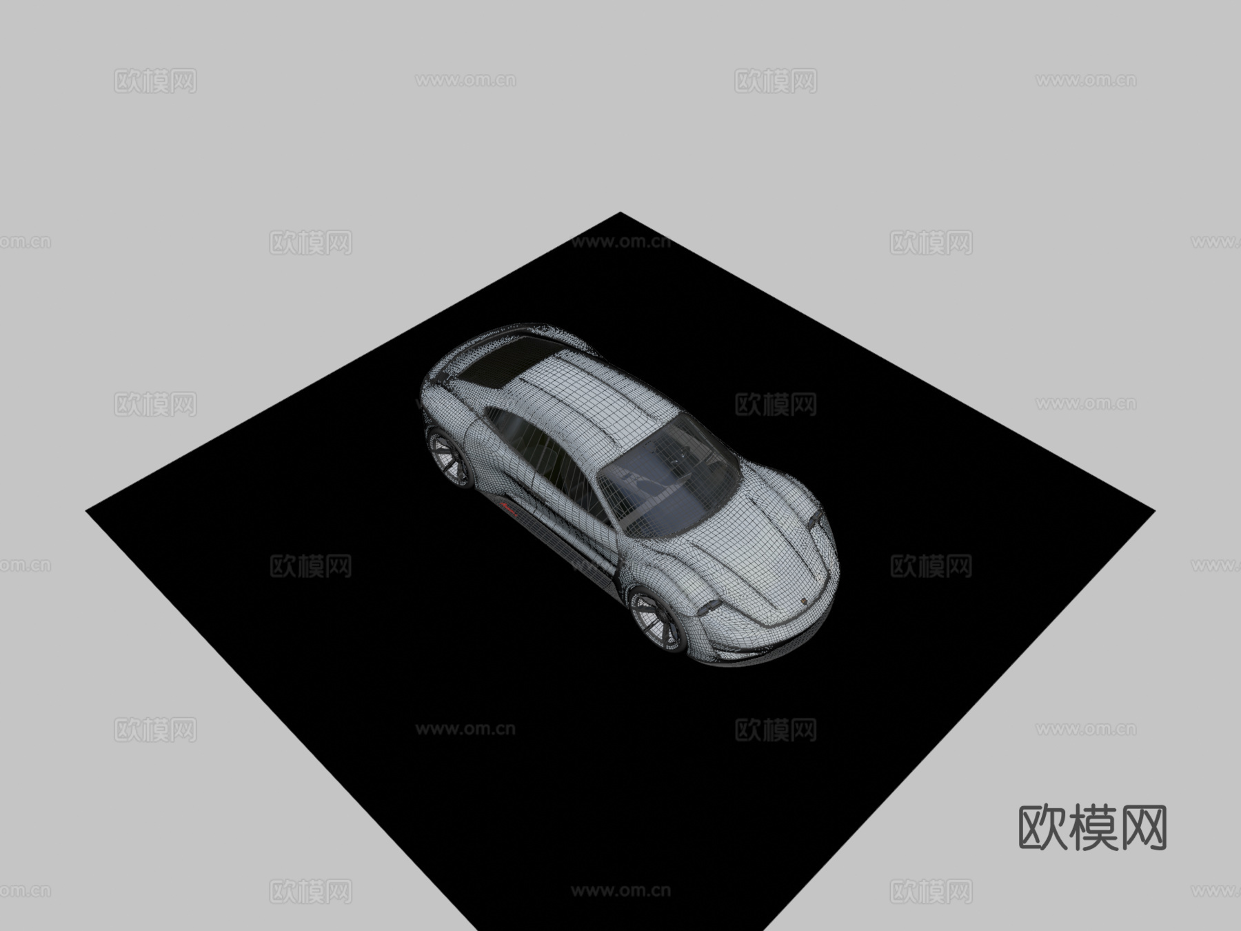 保时捷使命E3d模型下载（渲染图2）