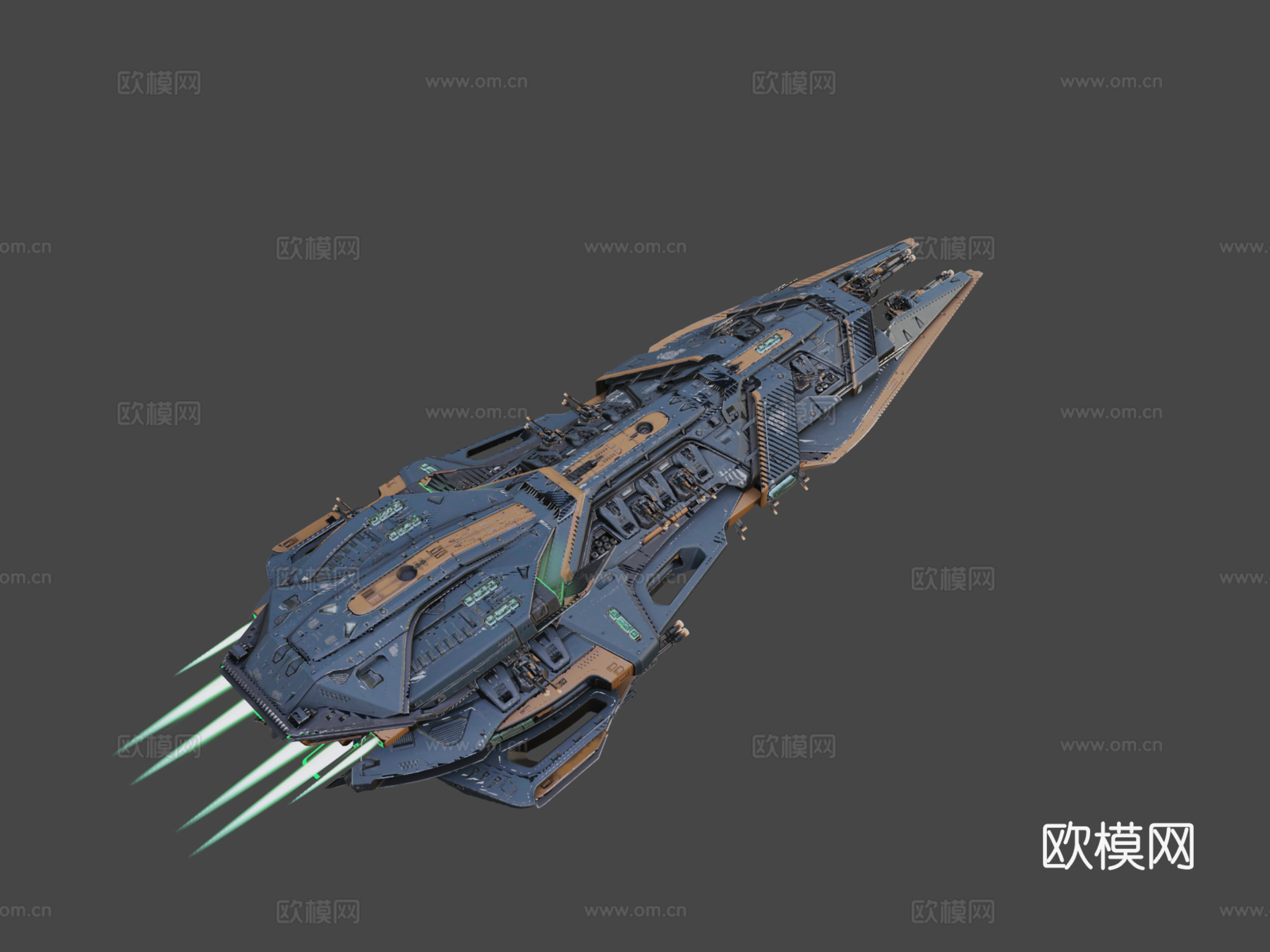 巴斯猎犬克尔维特3d模型下载（渲染图8）