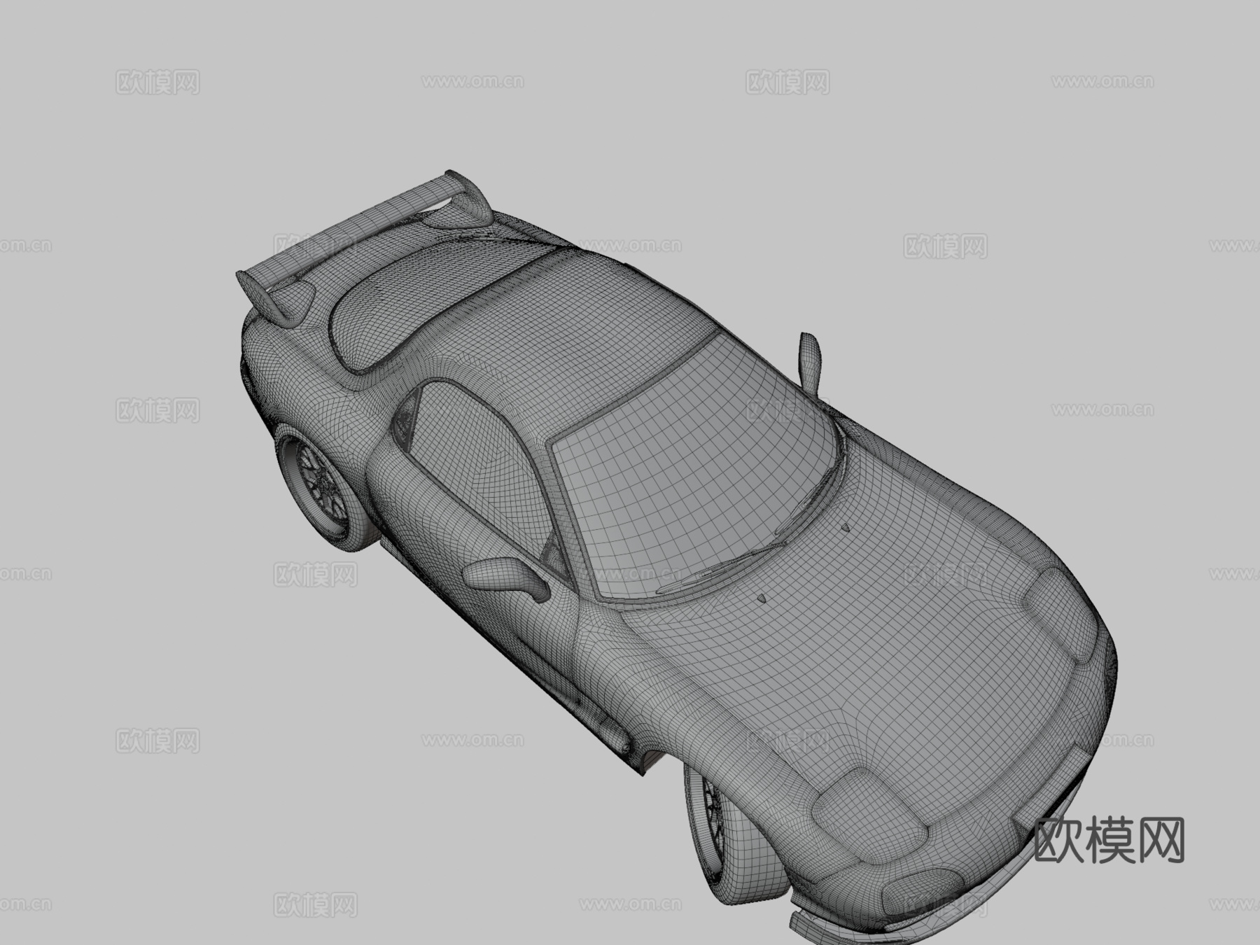 马自达RX73d模型下载（渲染图3）