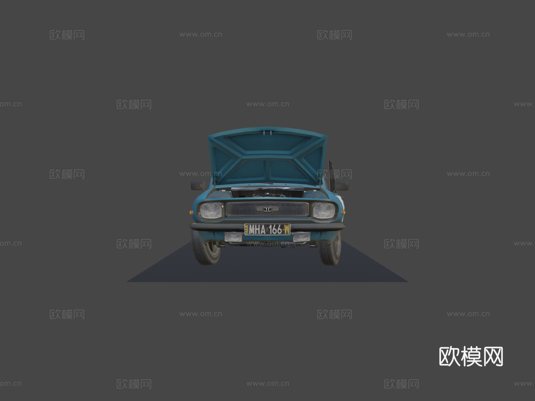 DL陷阱车3d模型下载（渲染图5）