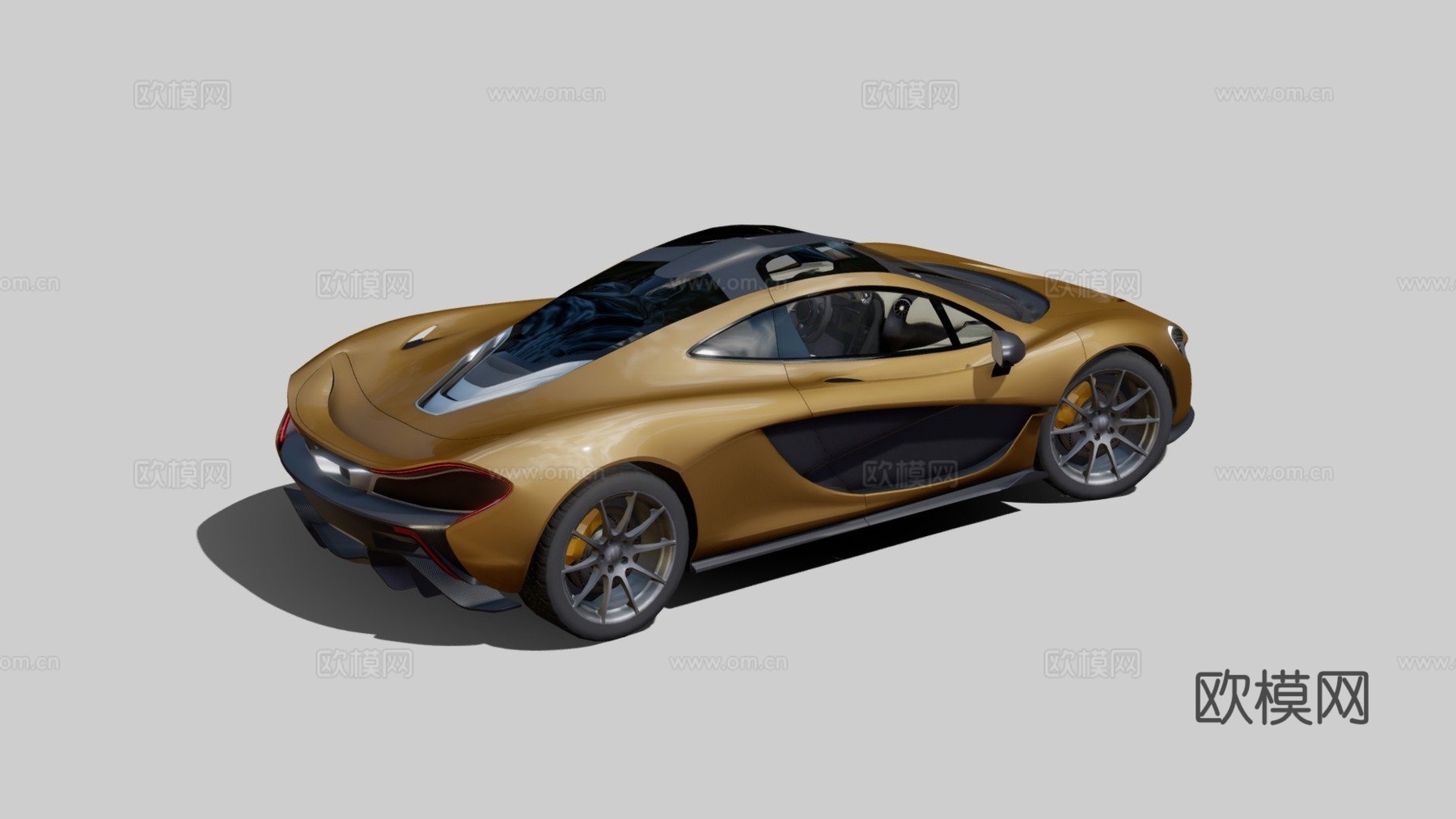 迈凯伦P125美元3d模型下载（渲染图1）