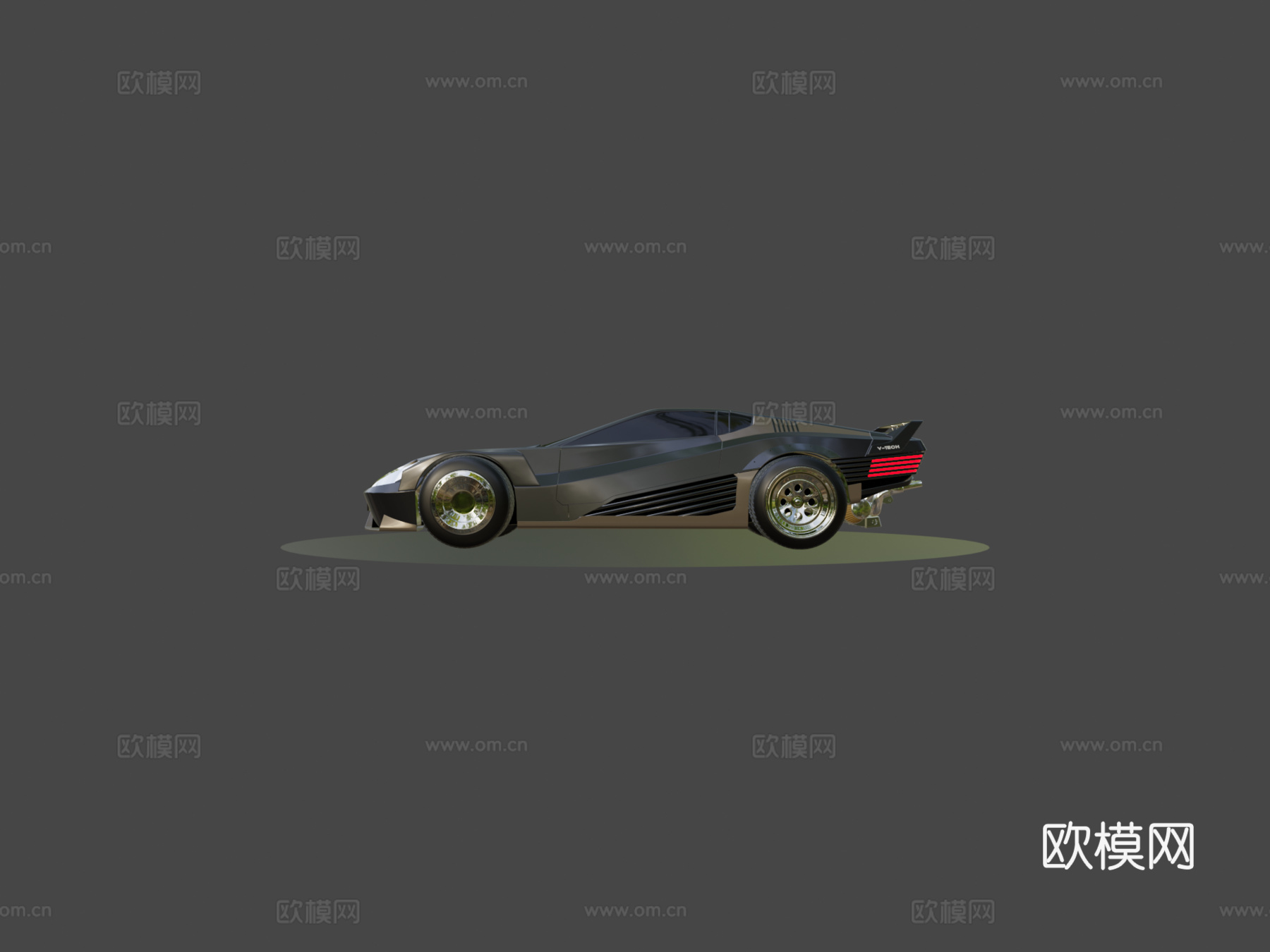 赛博朋克2077Quadra VTechE3版本3d模型下载（渲染图6）