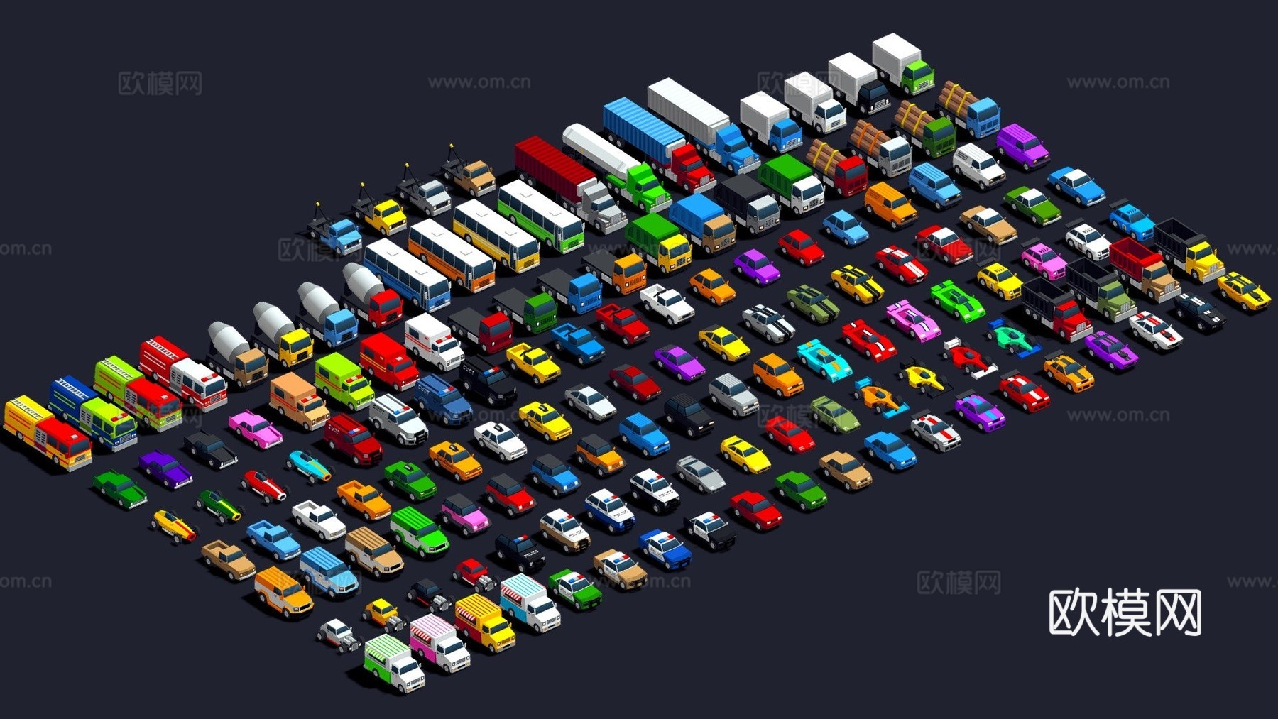 简单车辆包3d模型下载（渲染图1）