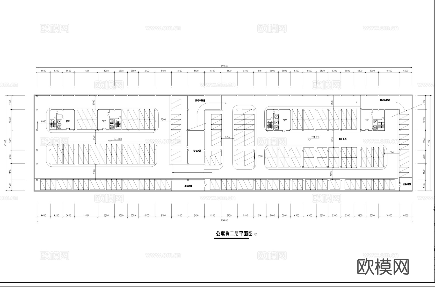 瑞祥商贸城公寓建筑CAD施工图cad施工图