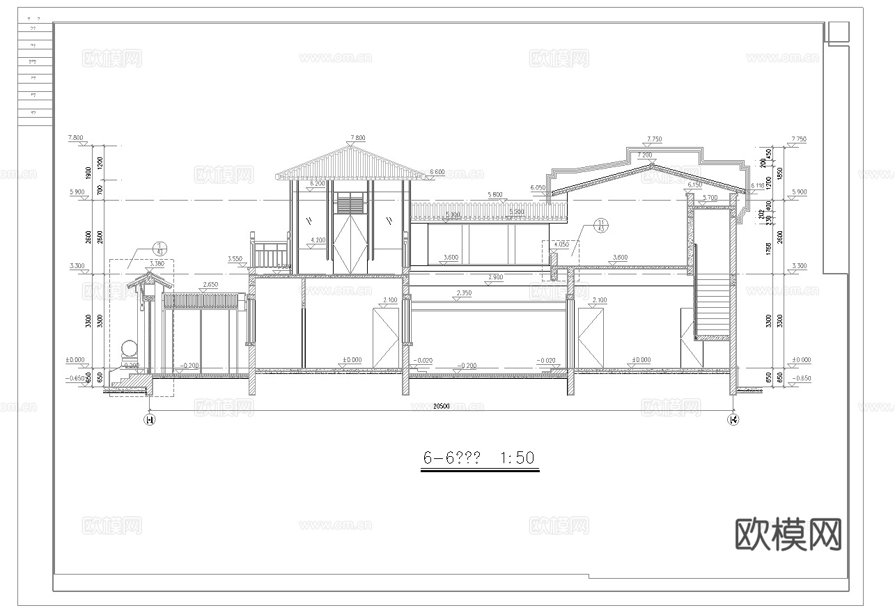 4套自建房四合院 最新全套施工图设计cad施工图