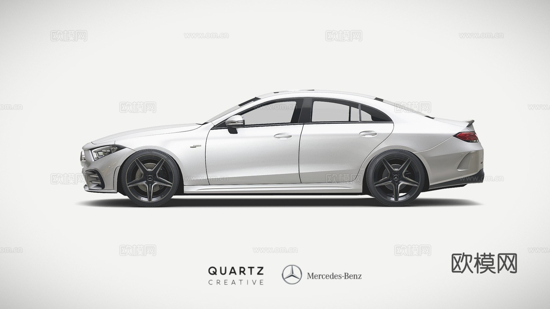 梅赛德斯AMG CLS石英创意3d模型下载（渲染图1）