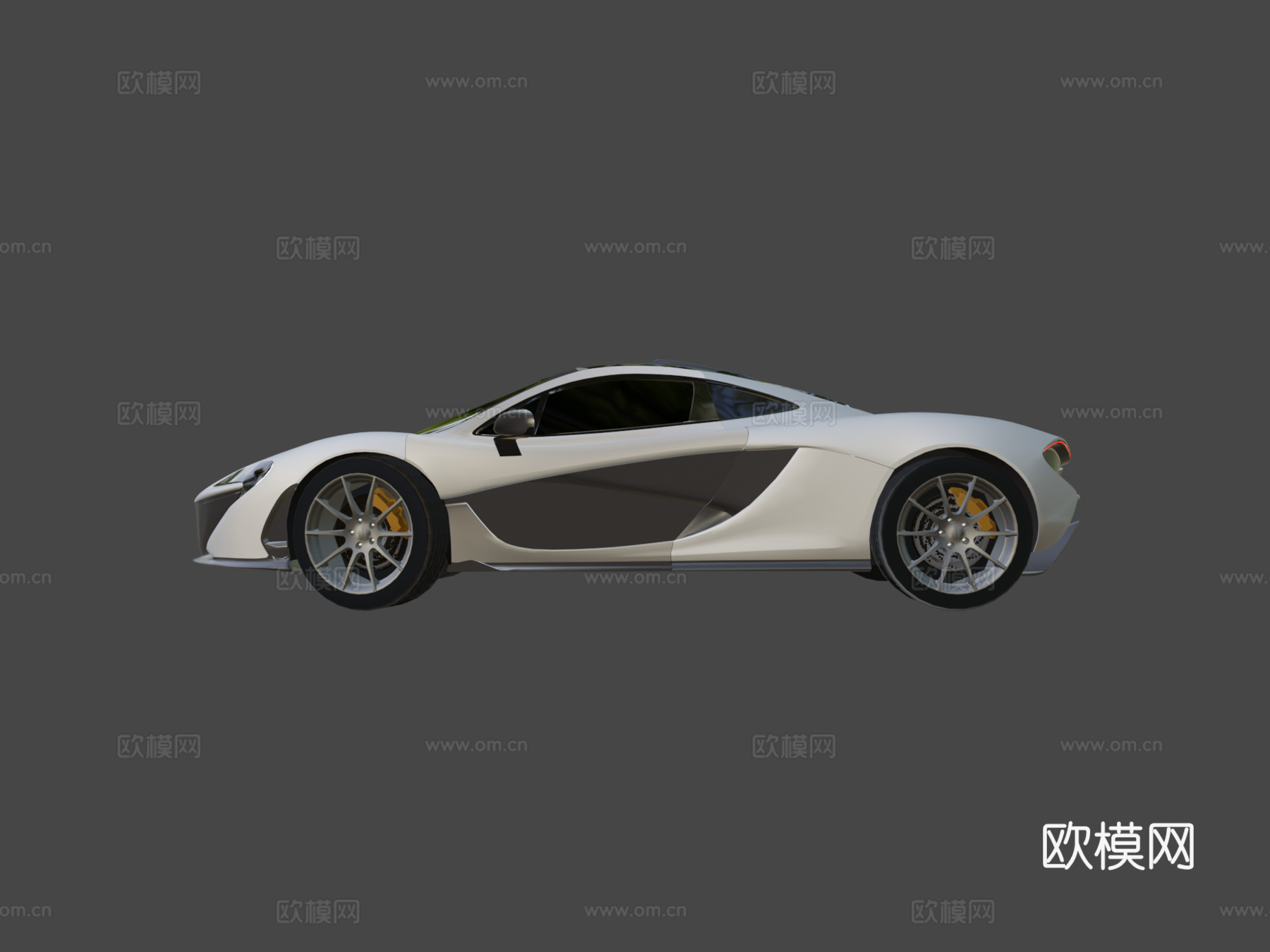 迈凯伦P125美元3d模型下载（渲染图6）