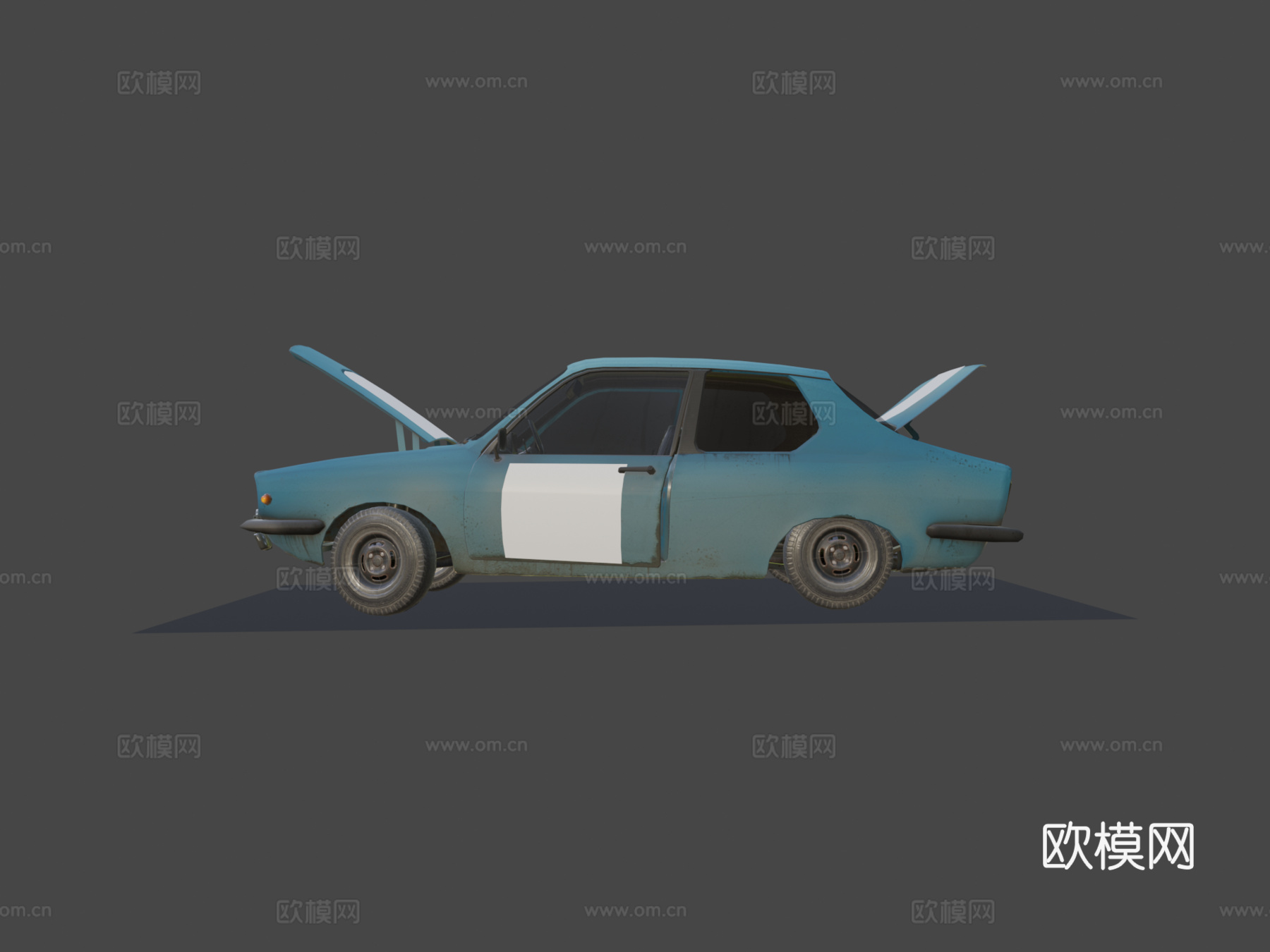 DL陷阱车3d模型下载（渲染图6）