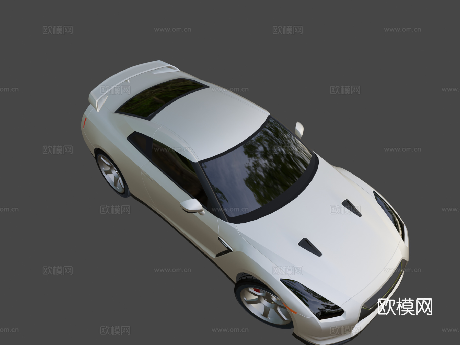 日产GTR3d模型下载（渲染图8）