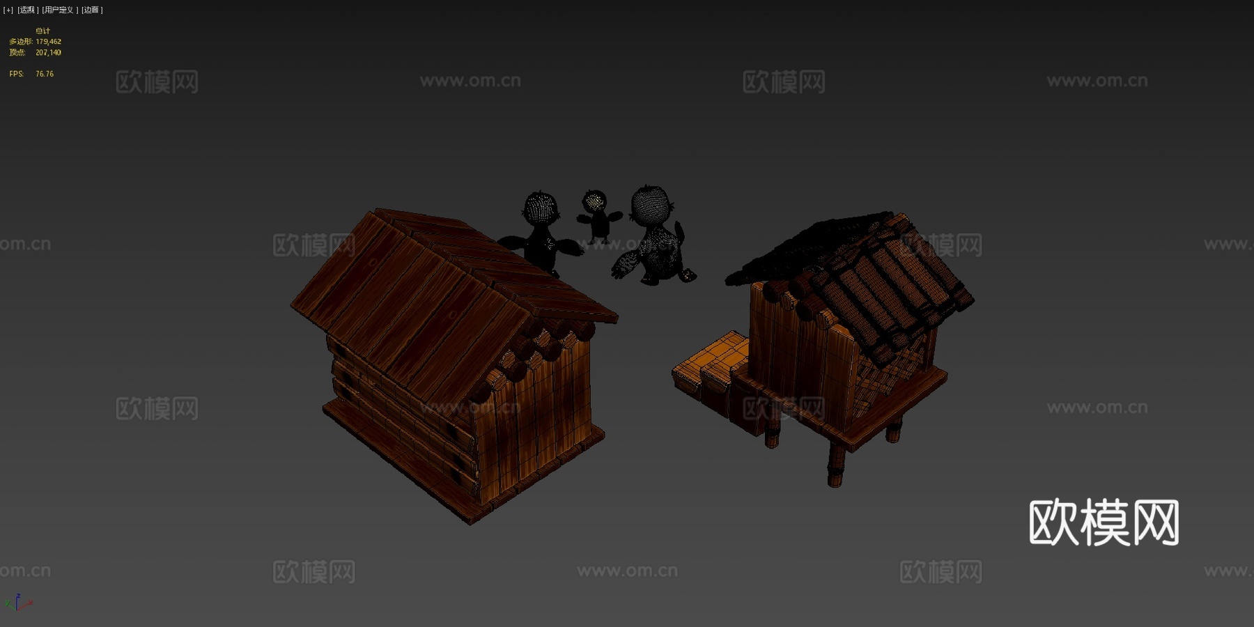 小鸭鸭子家庭小鸭3d模型下载（渲染图4）