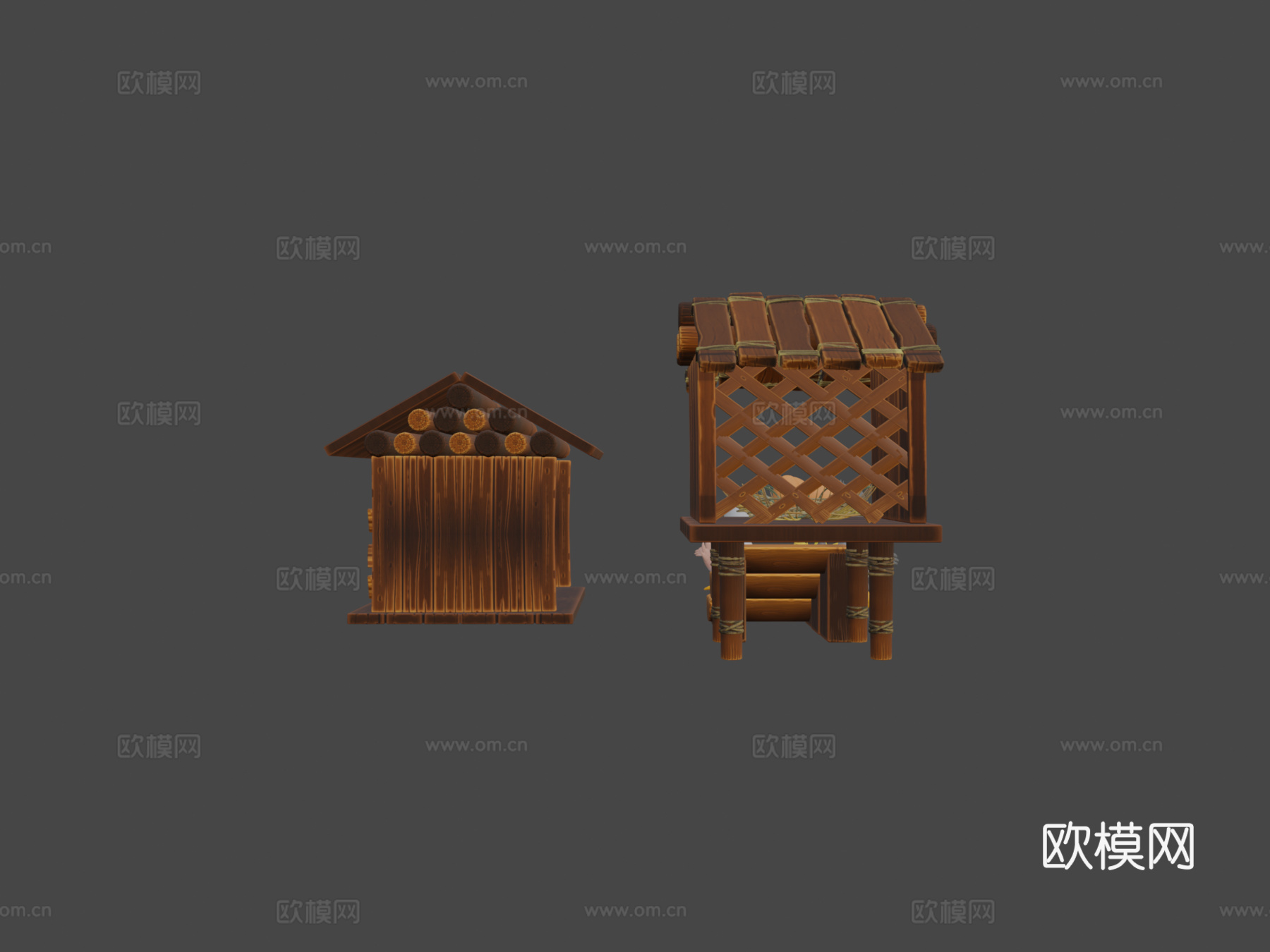 小鸭鸭子家庭小鸭3d模型下载（渲染图6）