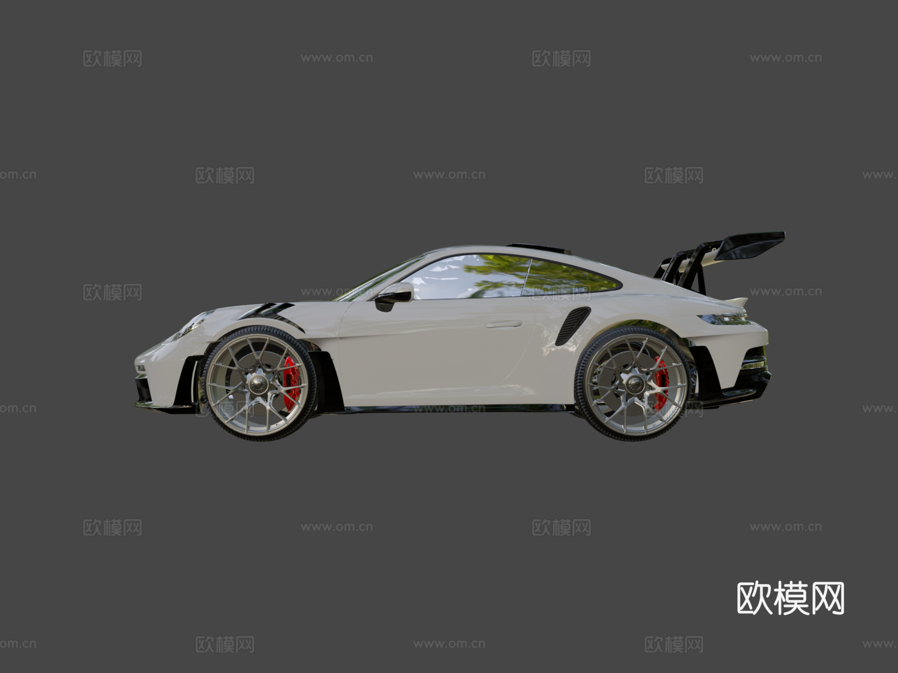 保时捷GT3 RS3d模型下载（渲染图6）