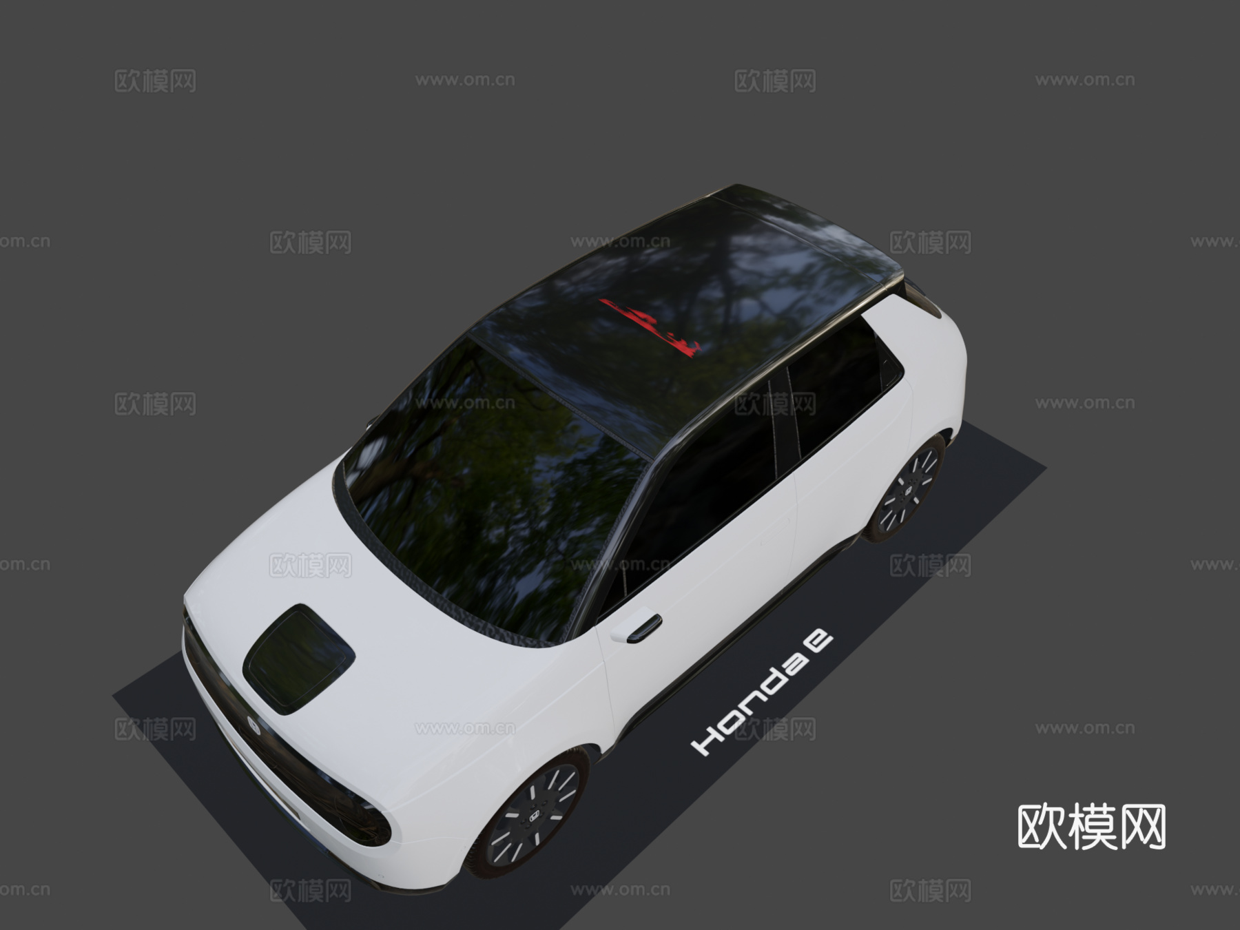 本田E精细内饰20213d模型下载（渲染图8）