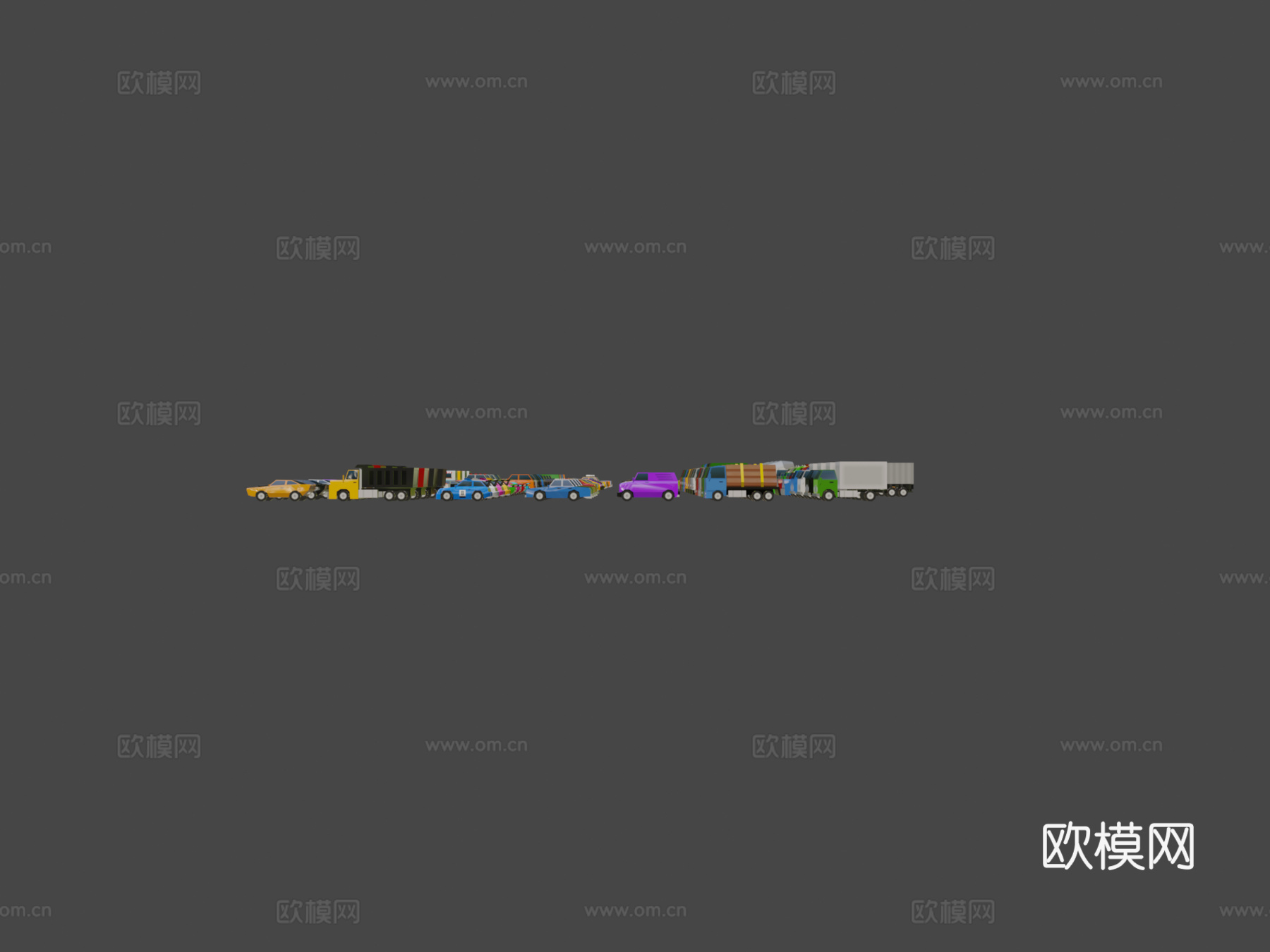 简单车辆包3d模型下载（渲染图6）