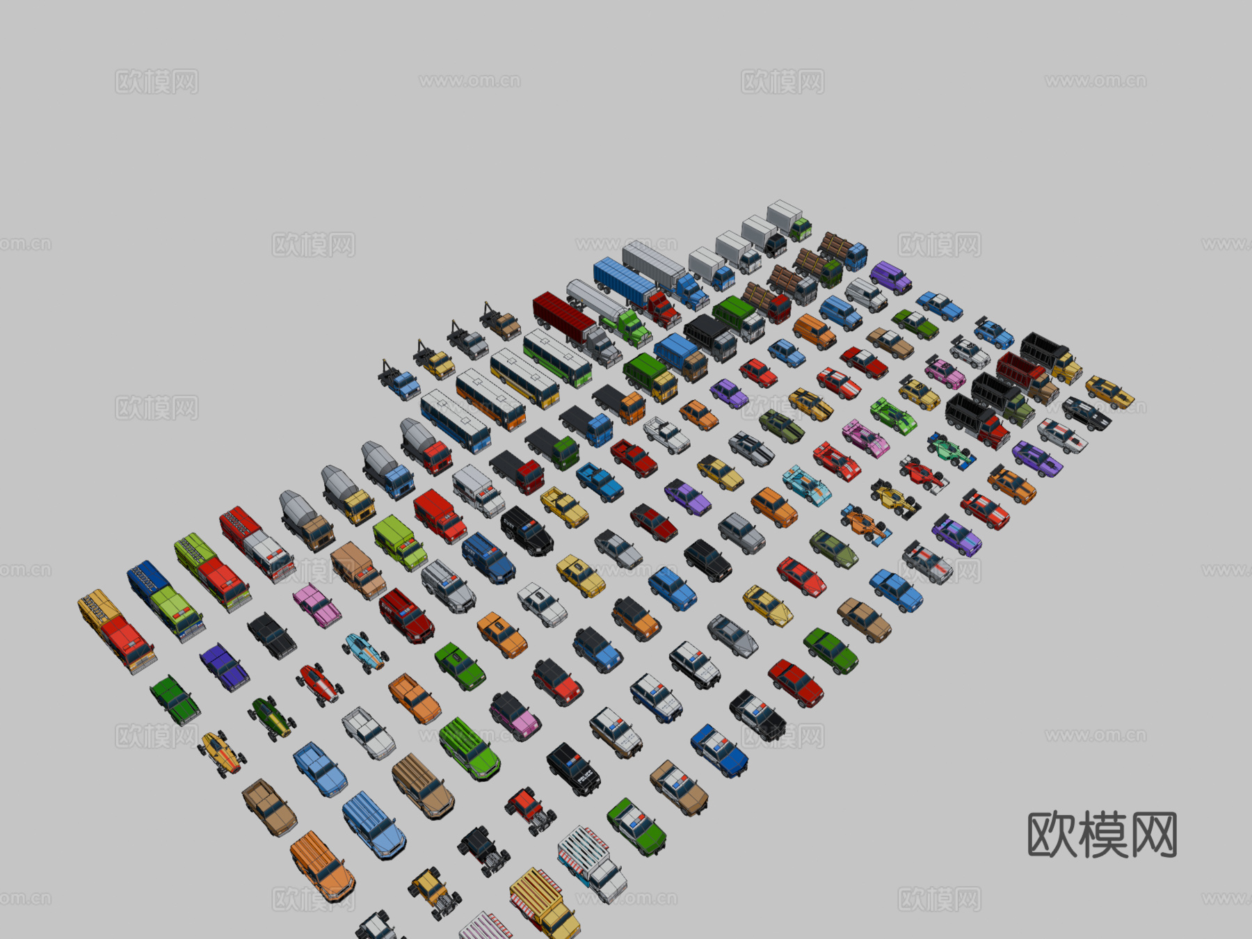 简单车辆包3d模型下载（渲染图2）