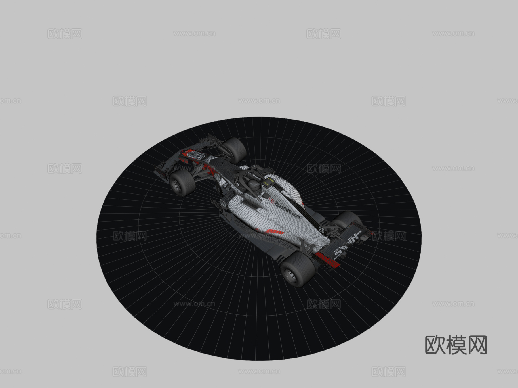 F1哈斯20183d模型下载（渲染图2）