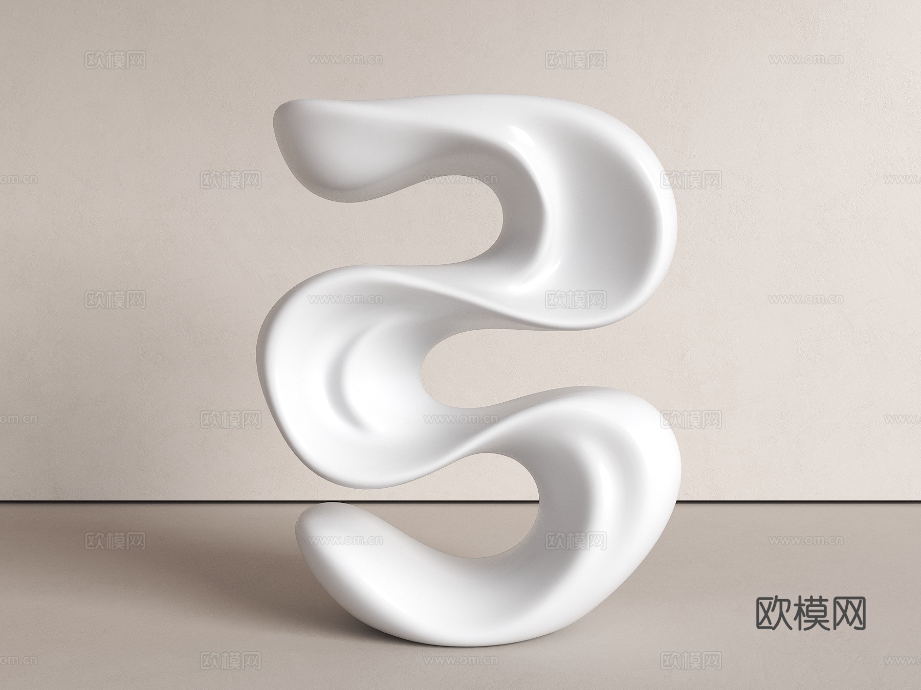 现代雕塑 景观雕塑 不锈钢雕塑 雕塑摆件 金属雕塑摆件 雕塑su模型