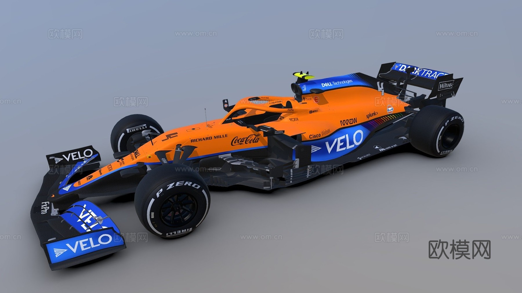 F1 2021迈凯伦MCL35M3d模型下载（渲染图1）