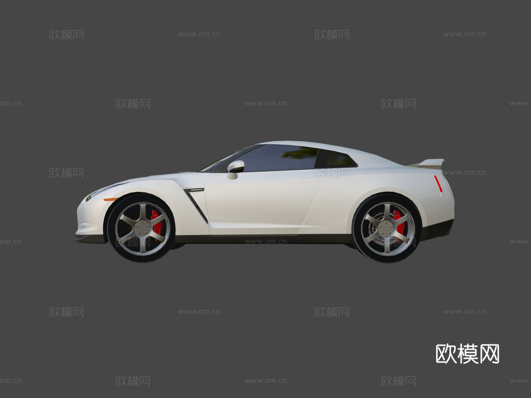 日产GTR3d模型下载（渲染图6）