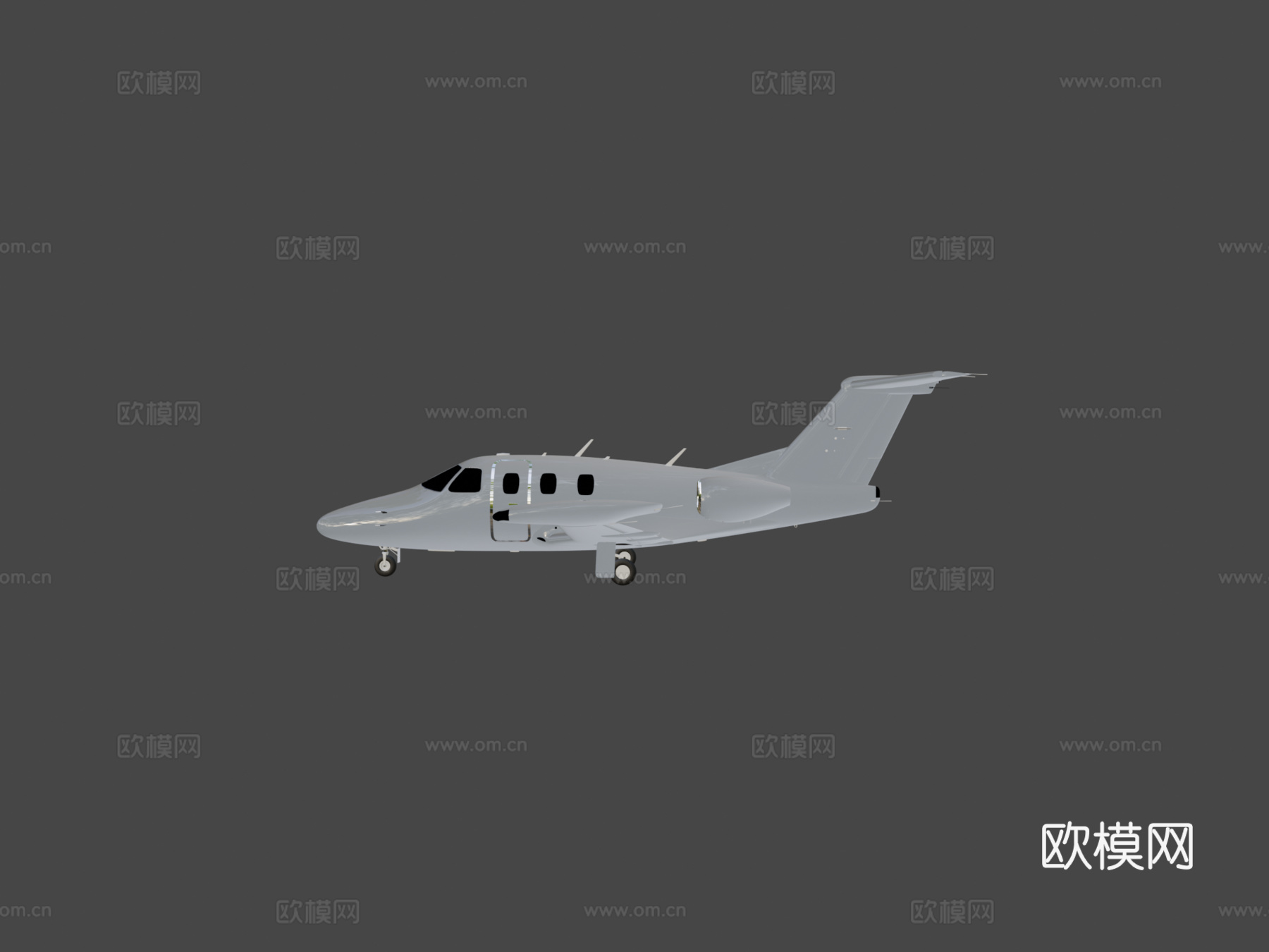 飞机3d模型下载（渲染图5）
