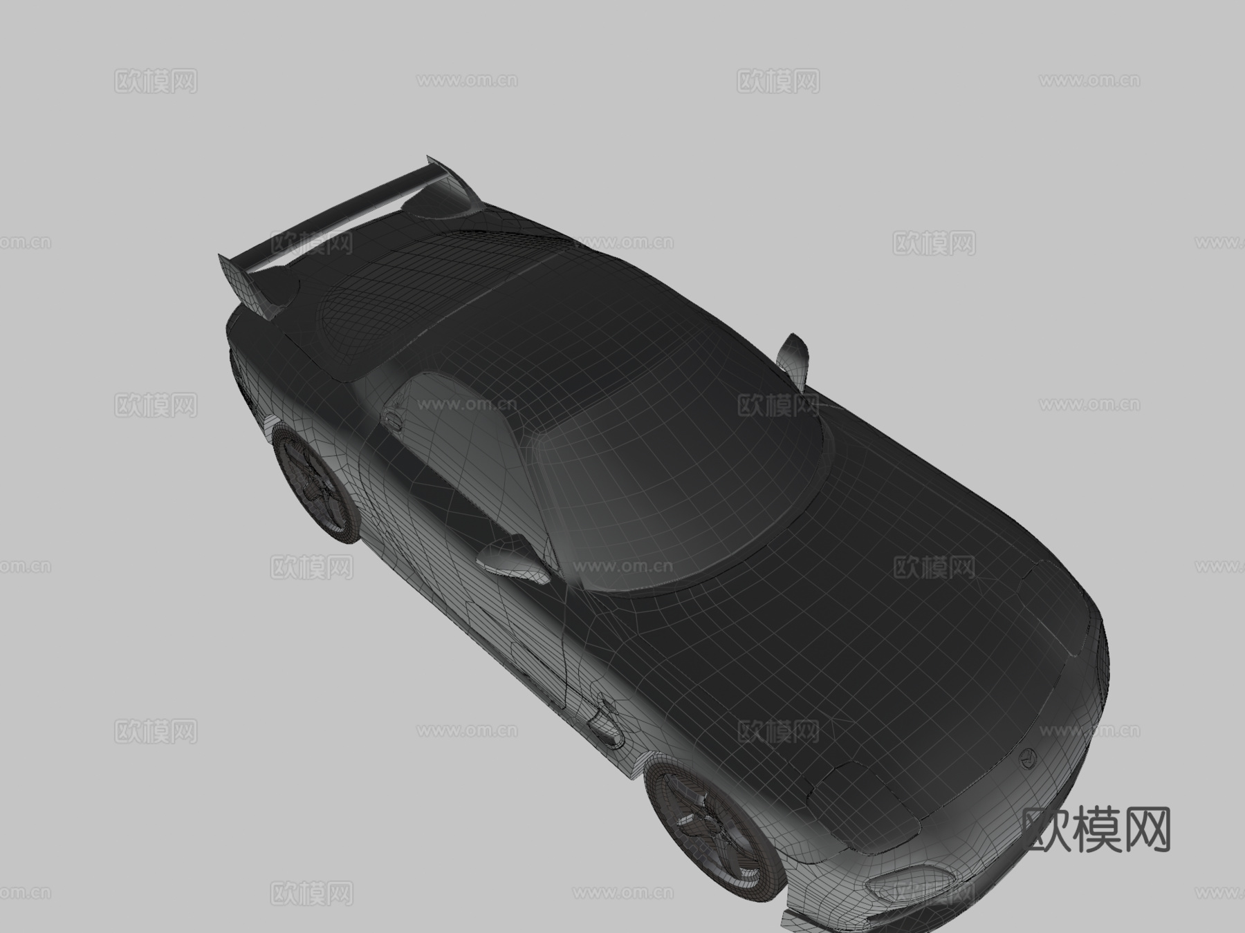 马自达RX73d模型下载（渲染图3）