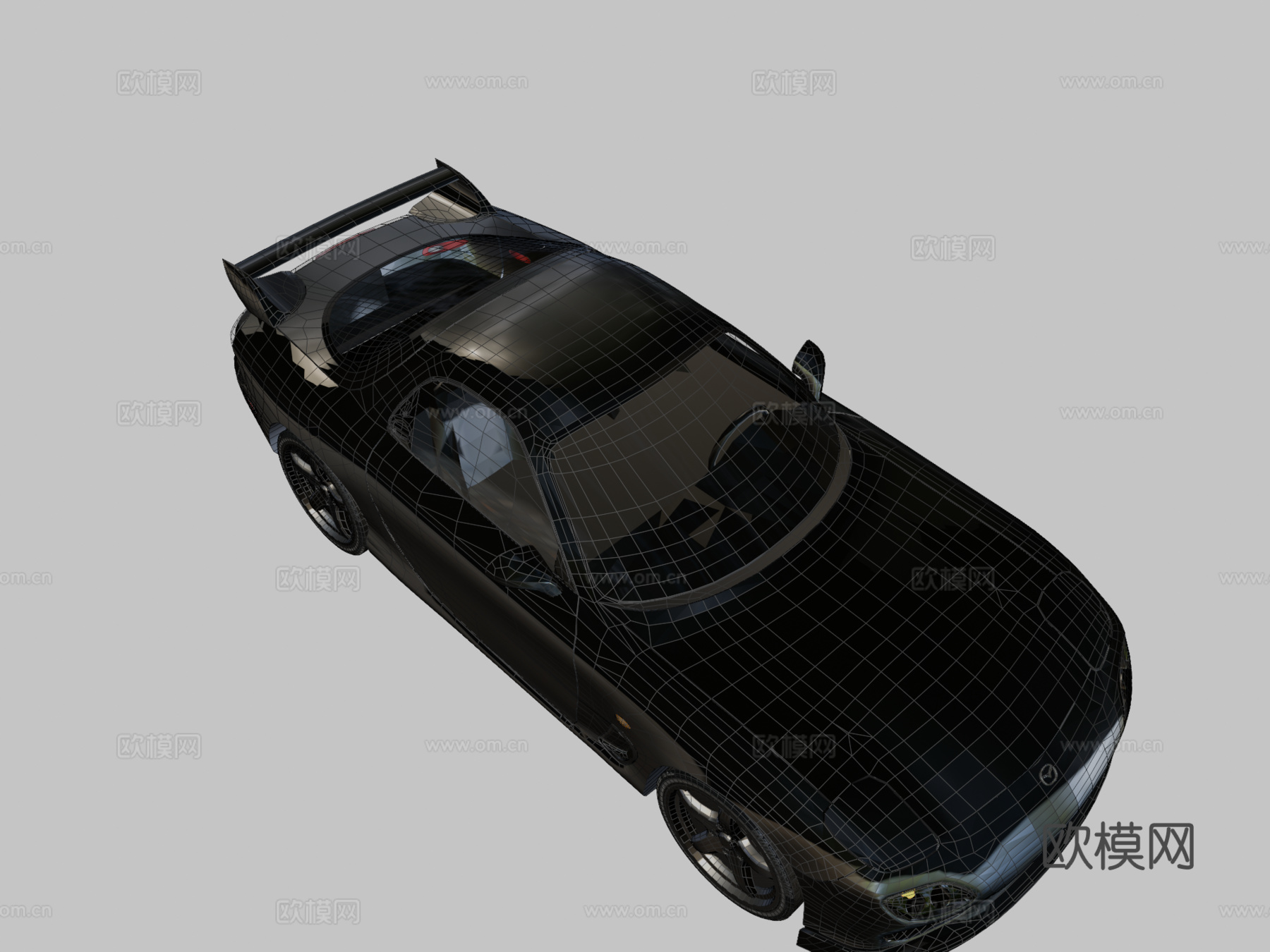 马自达RX73d模型下载（渲染图2）