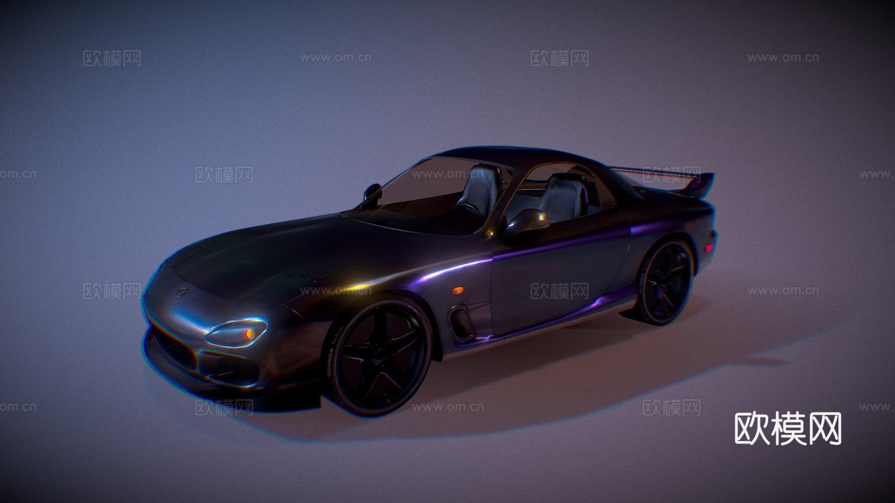 马自达RX73d模型下载（渲染图1）