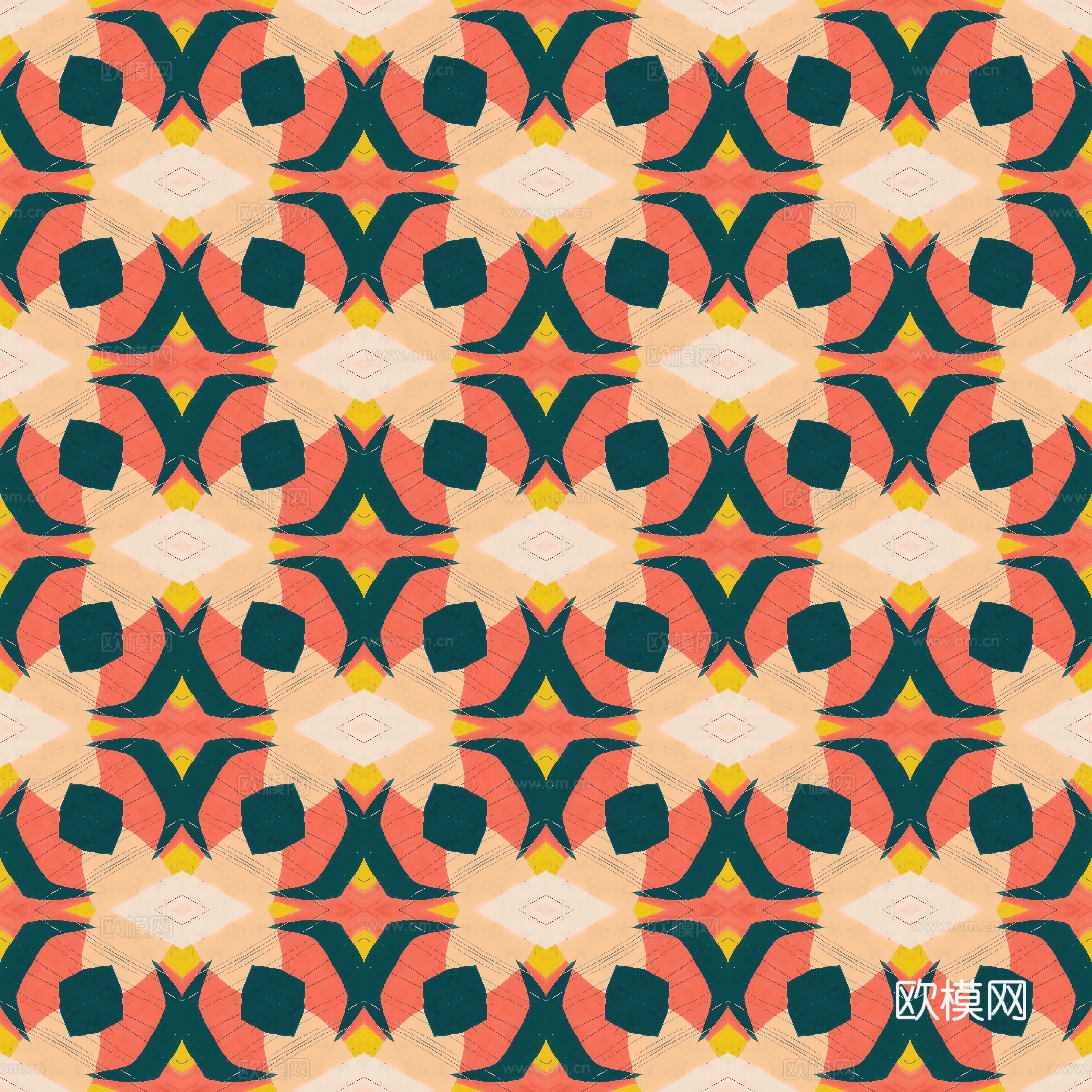 小清晰治愈系几何图案纹理肌理64