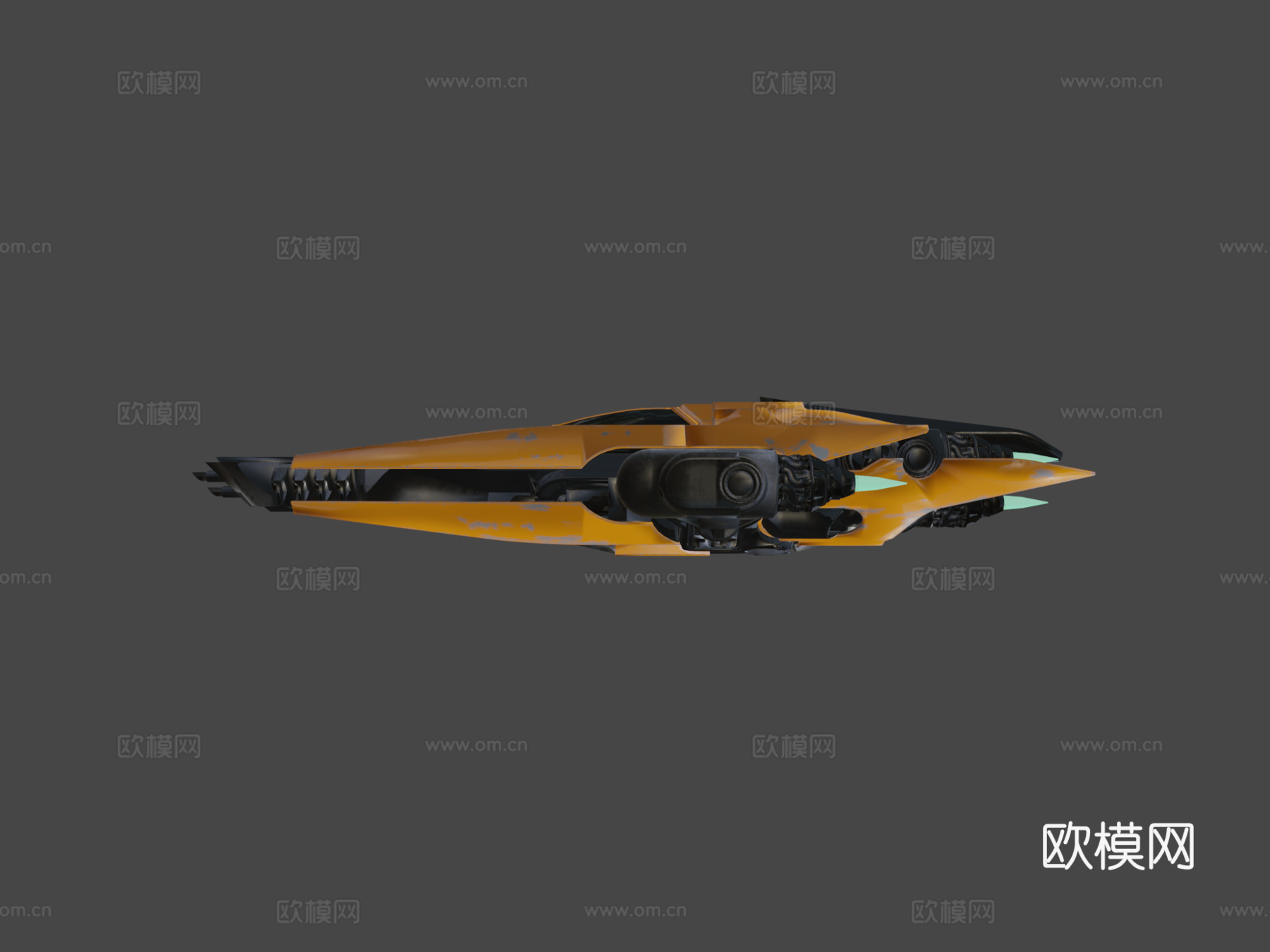 宇宙飞船3d模型下载（渲染图6）