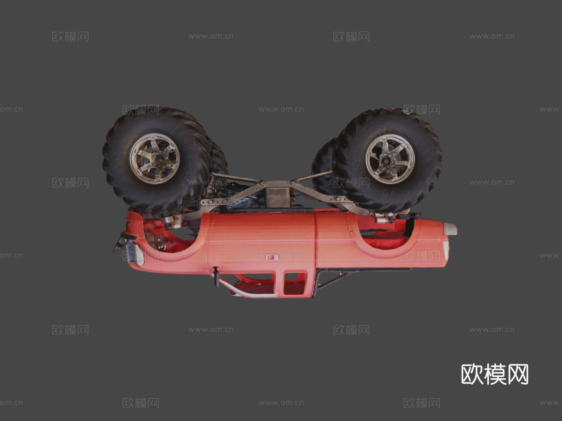 我的遥控车典型皮卡带MTC ISS RC怪物3d模型下载（渲染图6）