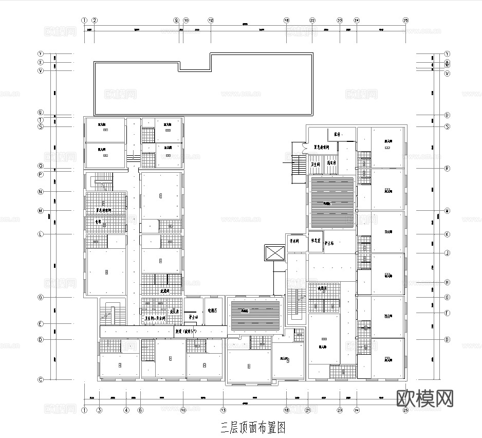 六层养老院 最新全套施工图设计cad施工图