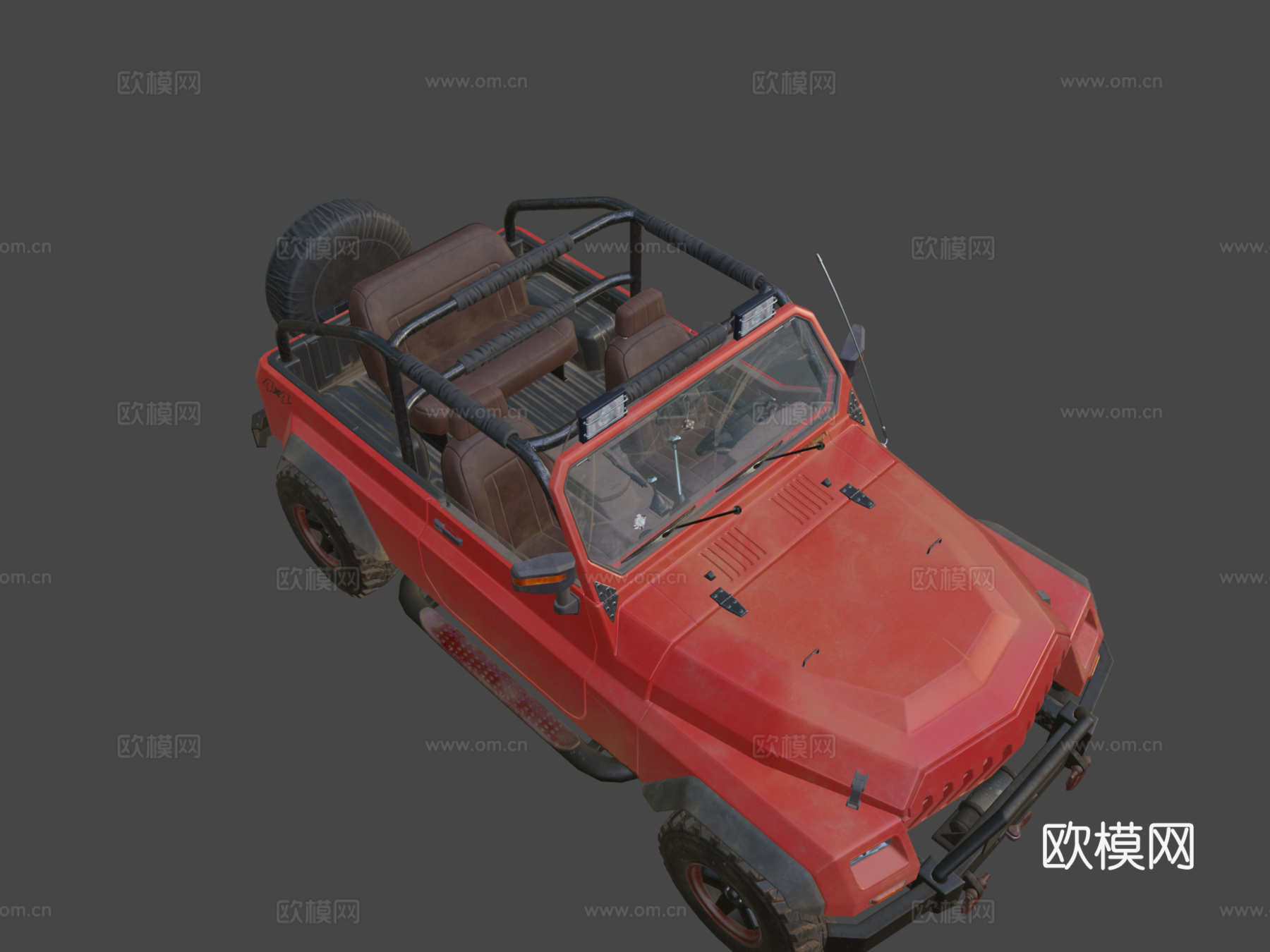 通用四驱SUV3d模型下载（渲染图8）