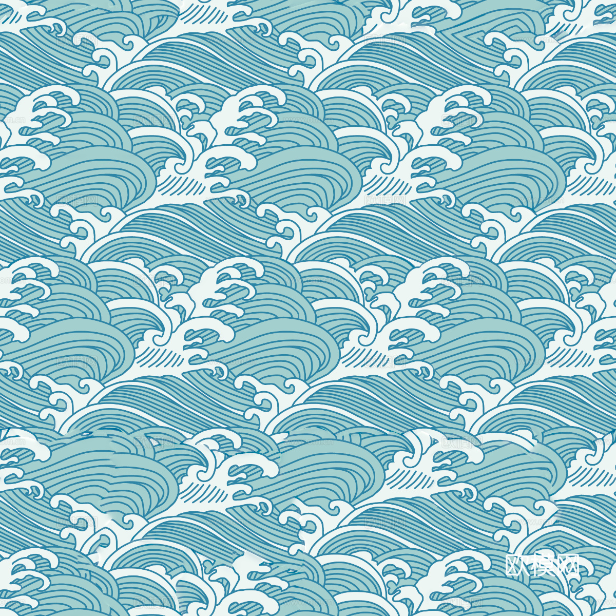 小清晰日式和风图案纹理肌理21