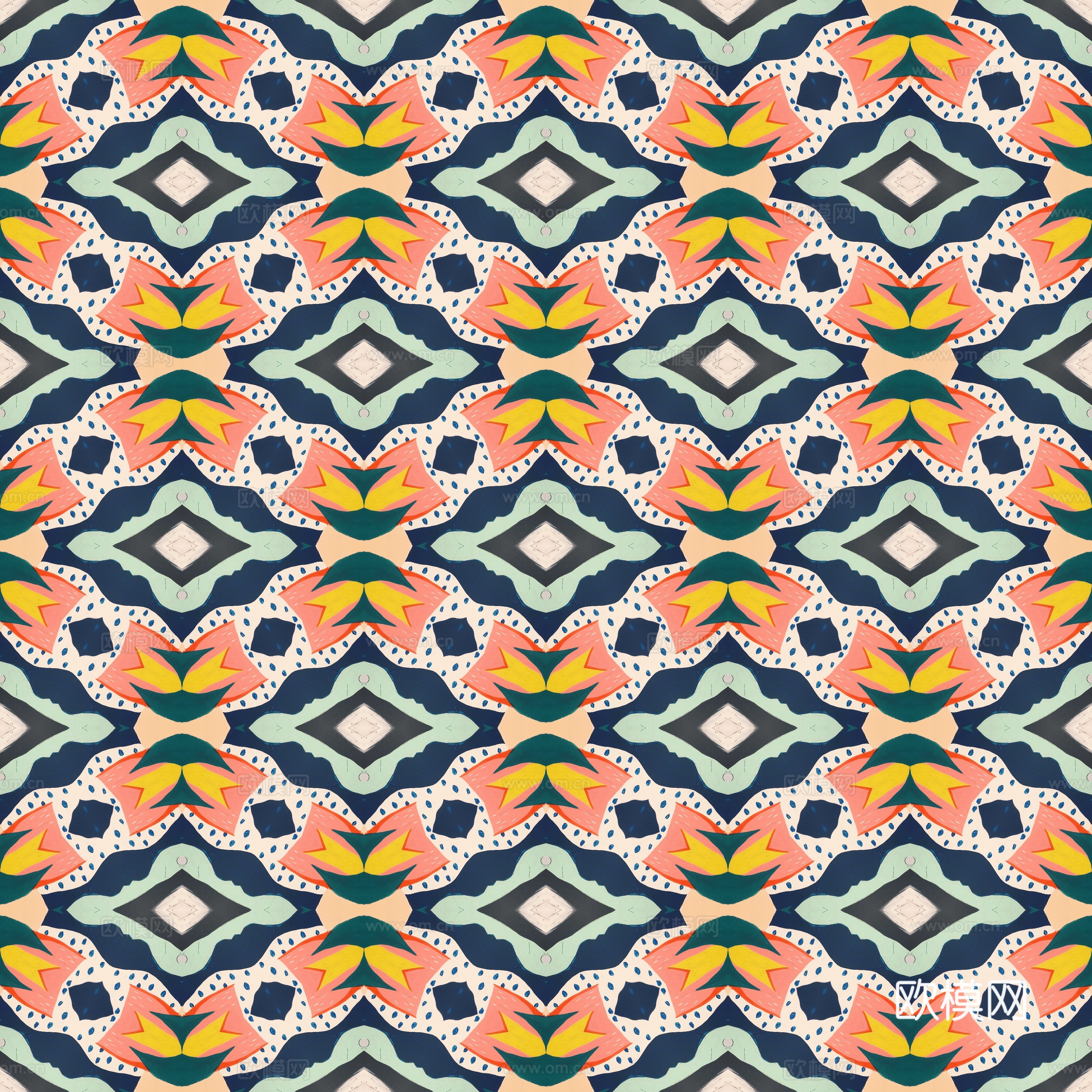 小清晰治愈系几何图案纹理肌理66