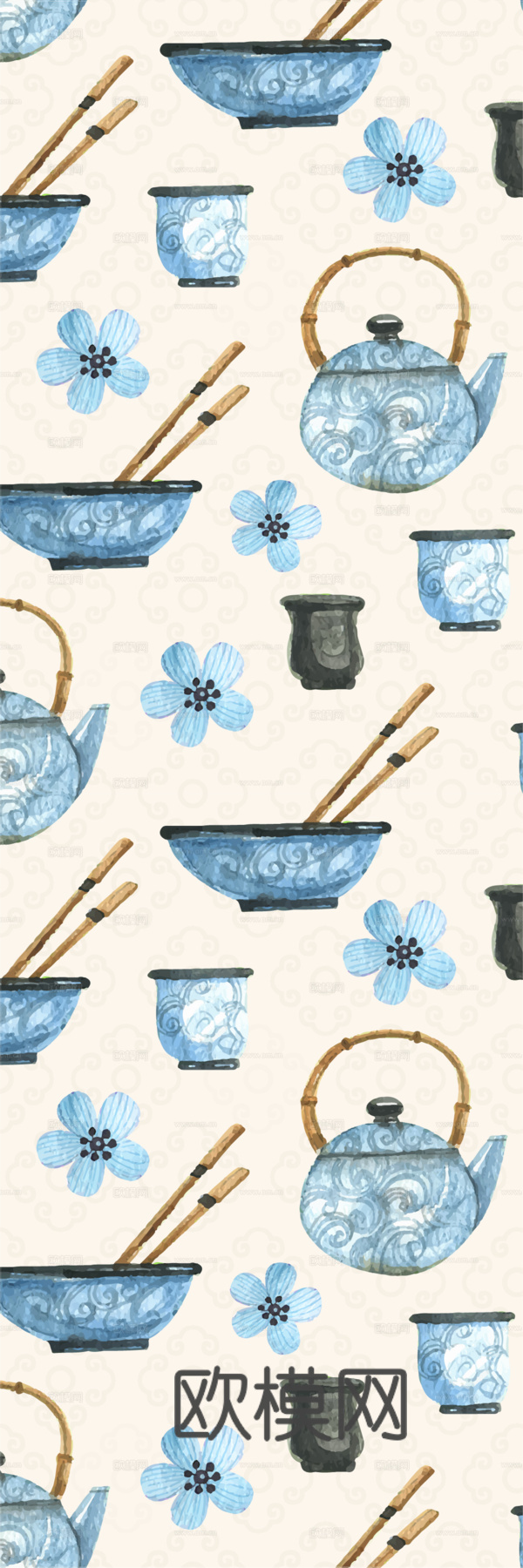 小清晰日式和风图案纹理肌理104