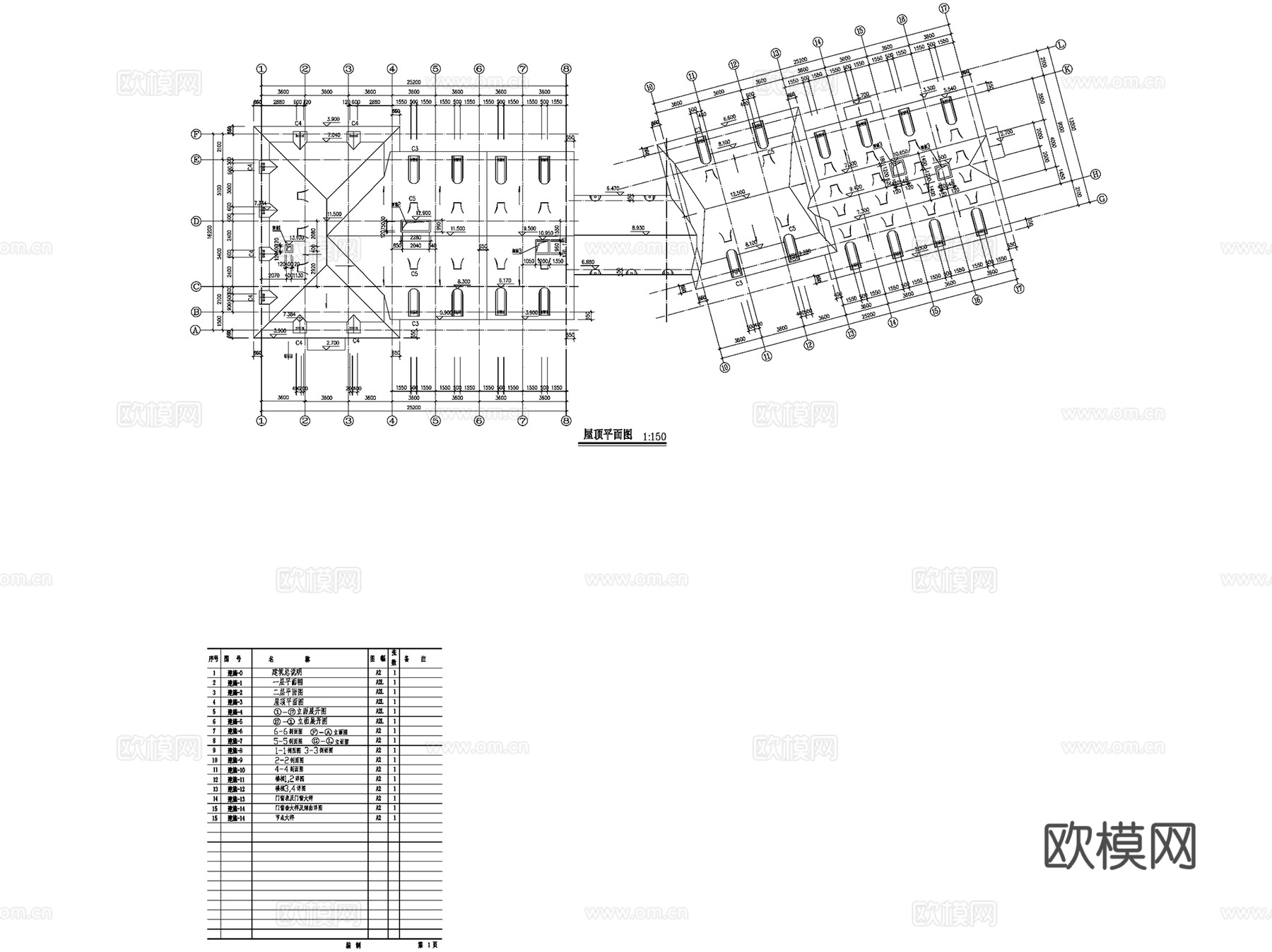 欧式影楼礼品商店建筑CAD施工图cad施工图