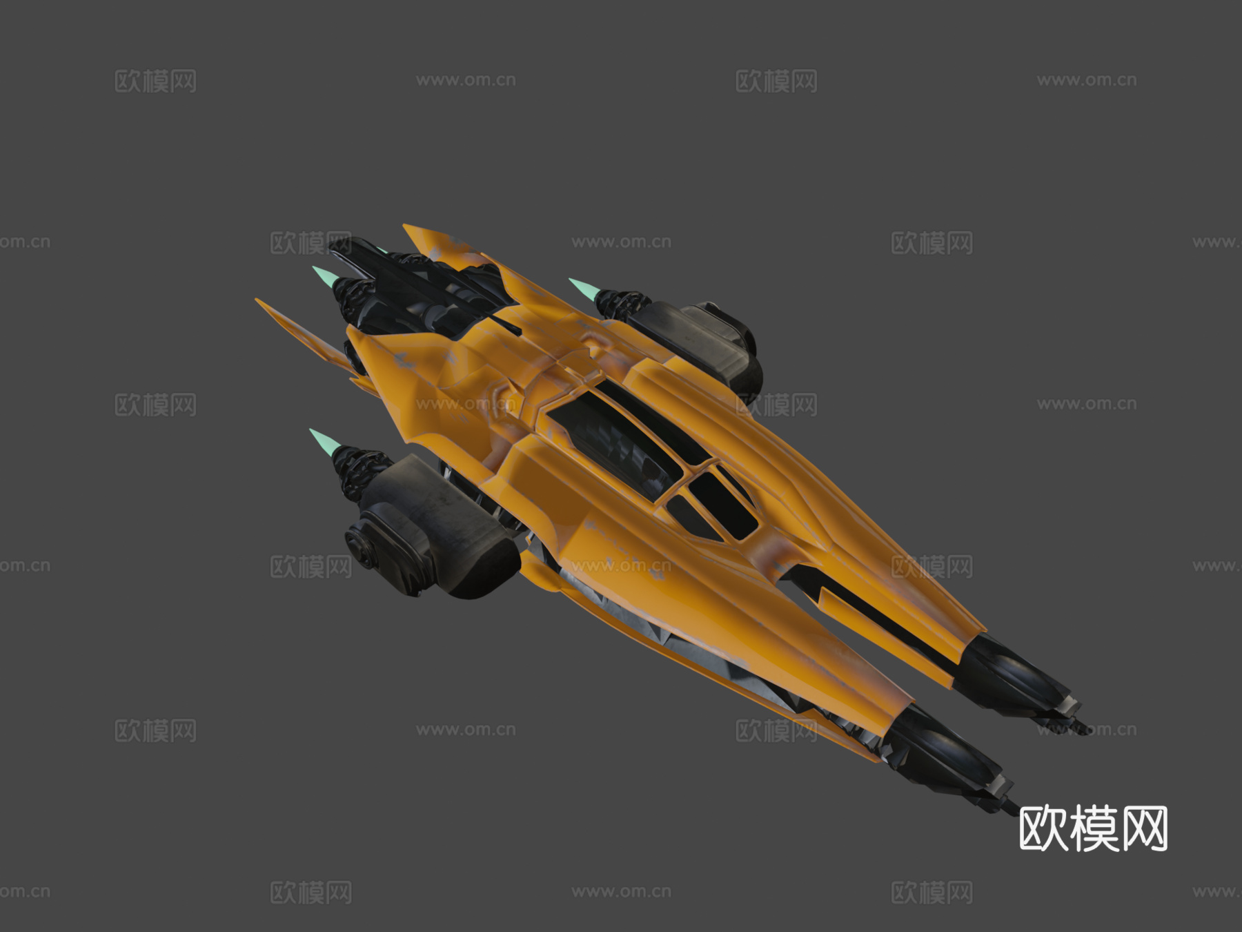 宇宙飞船3d模型下载（渲染图7）