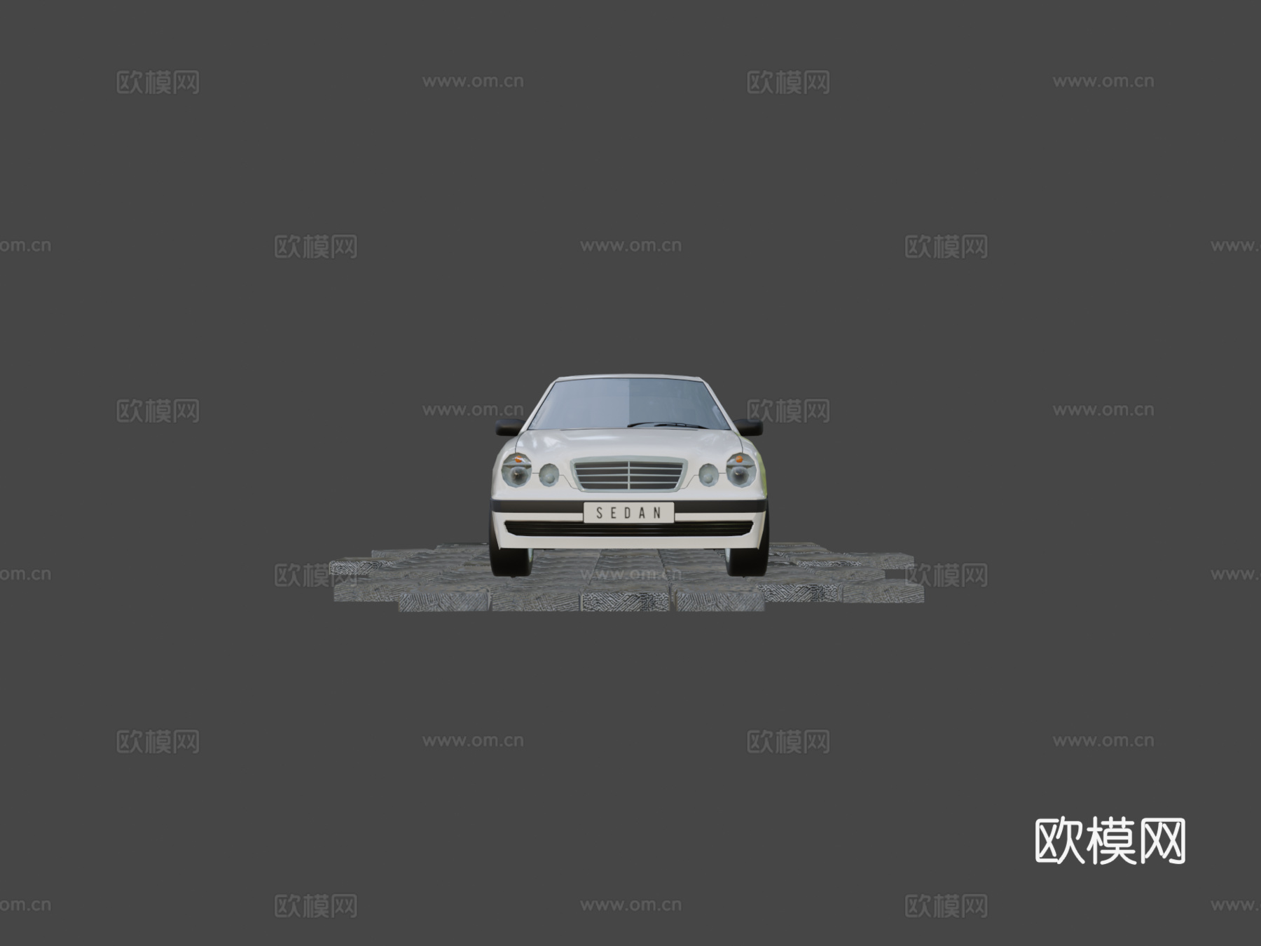 行政轿车3d模型下载（渲染图6）