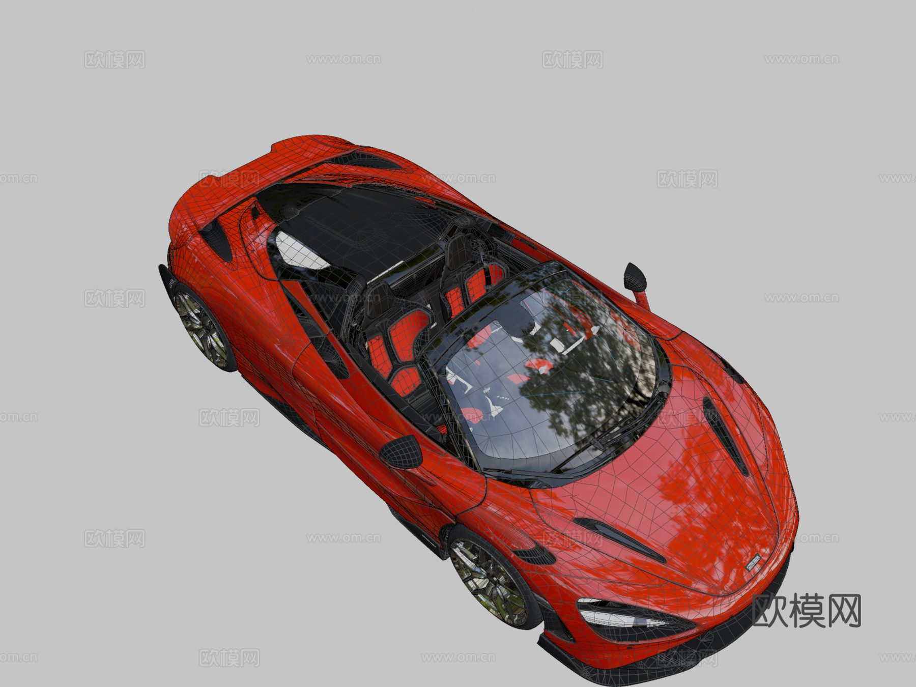 迈凯伦Spider3d模型下载（渲染图2）