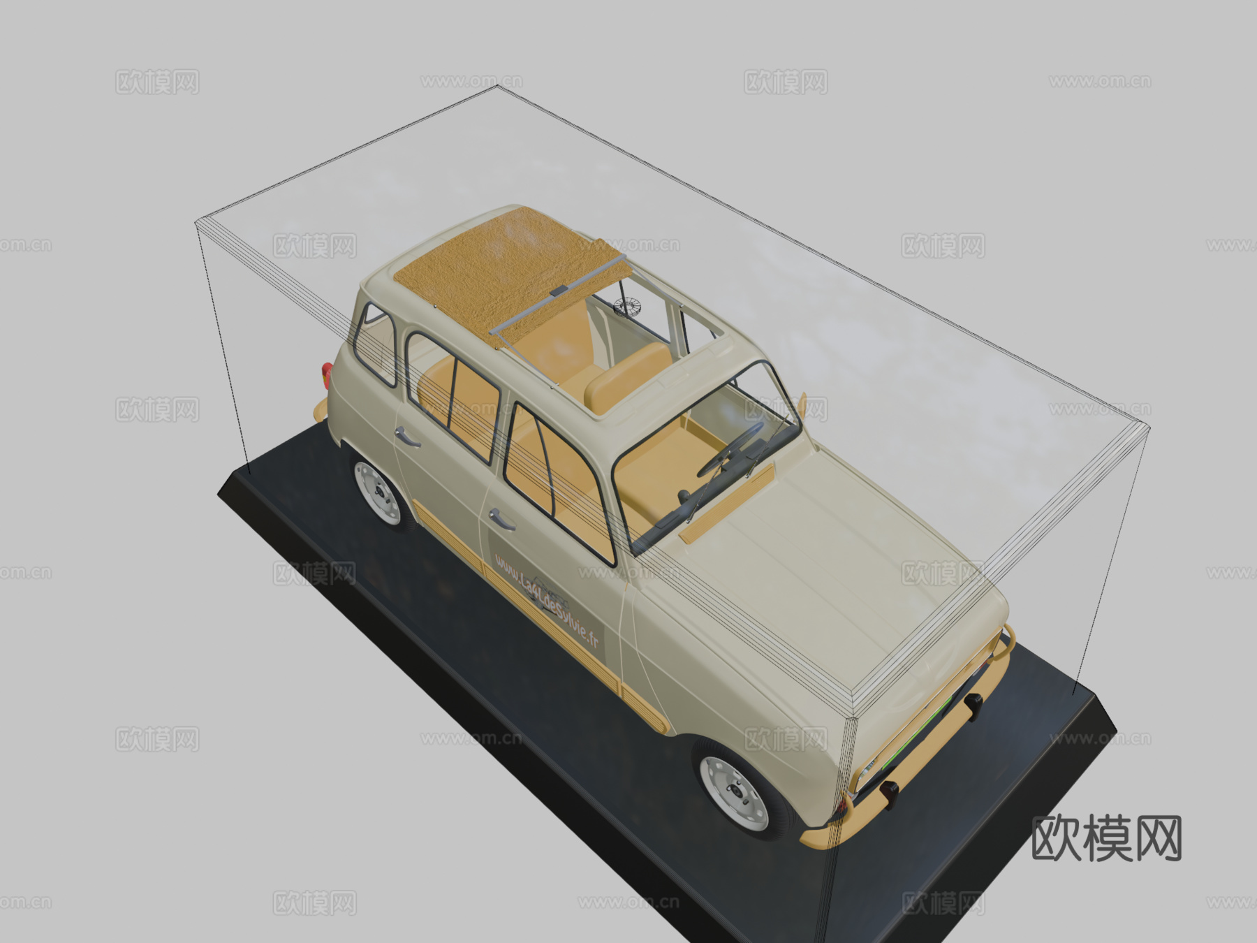 La 4l de Sylvie雷诺43d模型下载（渲染图2）