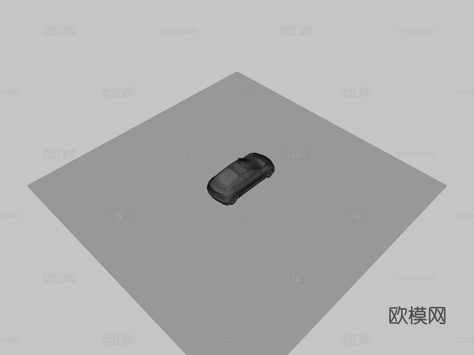 特斯拉Model 33d模型下载（渲染图3）