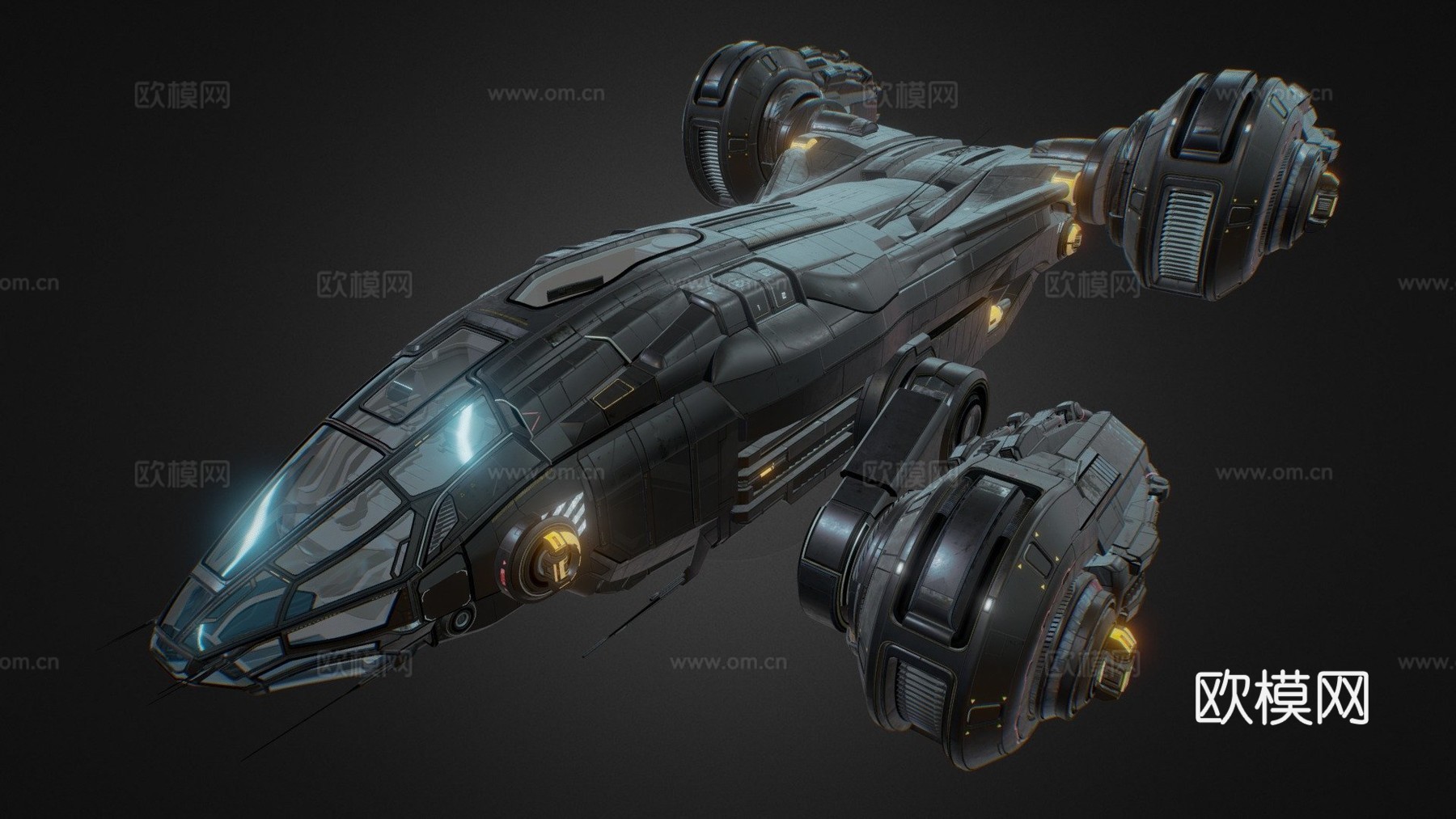 奥西里斯3d模型下载（渲染图1）